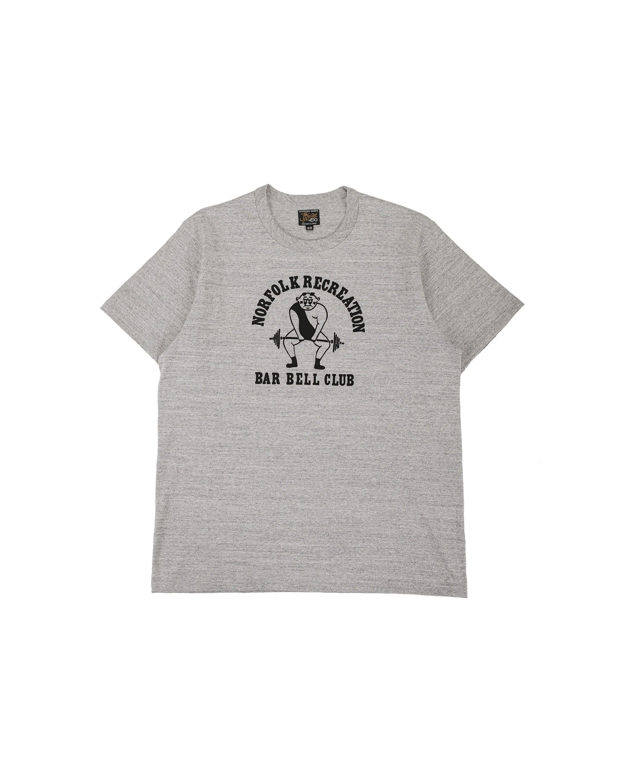 The Real McCoy's MC26032 Joe McCoy Tee / Norfolk Recreation Grey