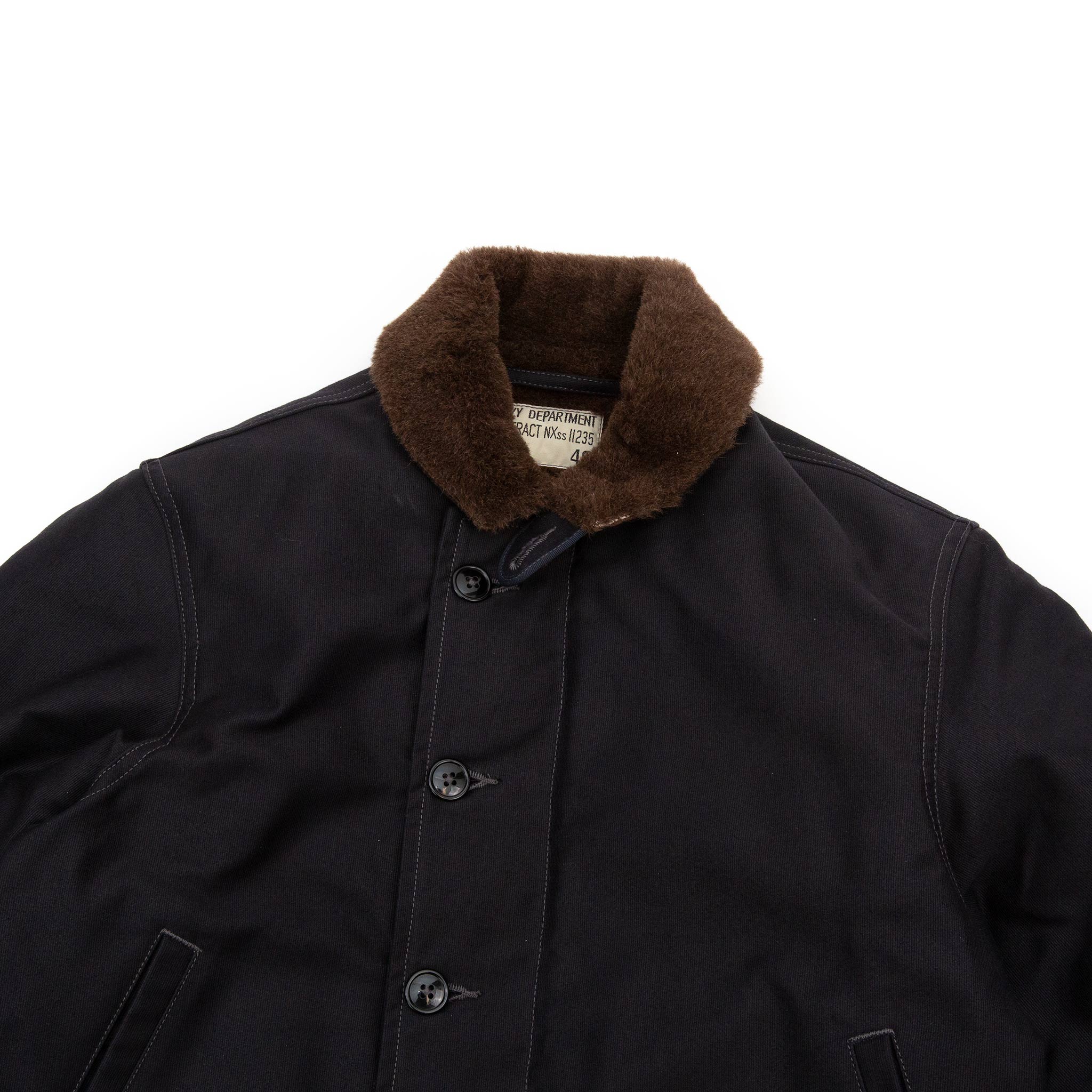 The Real McCoy's MJ14109 N-1 Deck Jacket (Navy) - Image 6