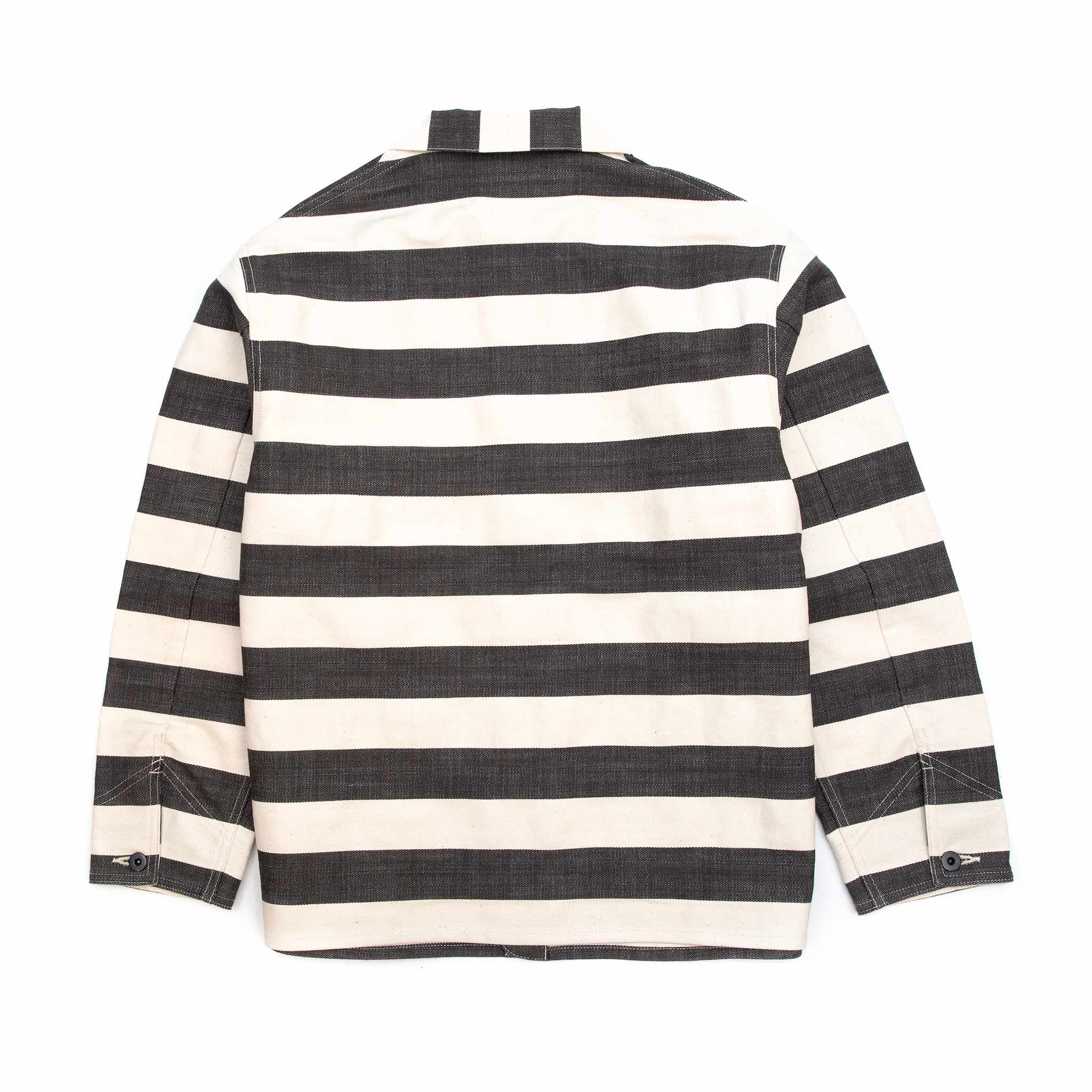 The Real McCoy's MJ20025 Prisoner Jacket White/Black - Image 2