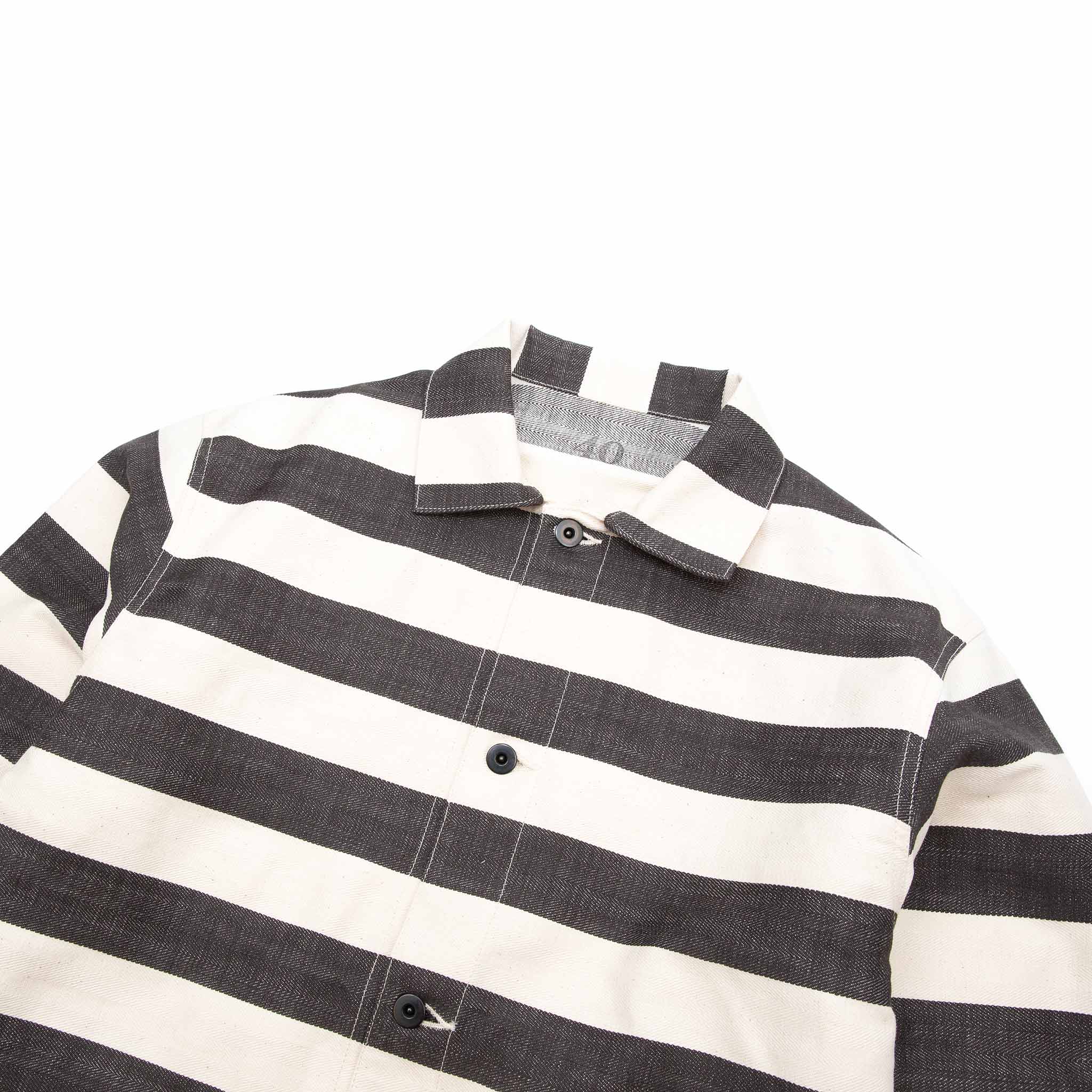 The Real McCoy's MJ20025 Prisoner Jacket White/Black - Image 3