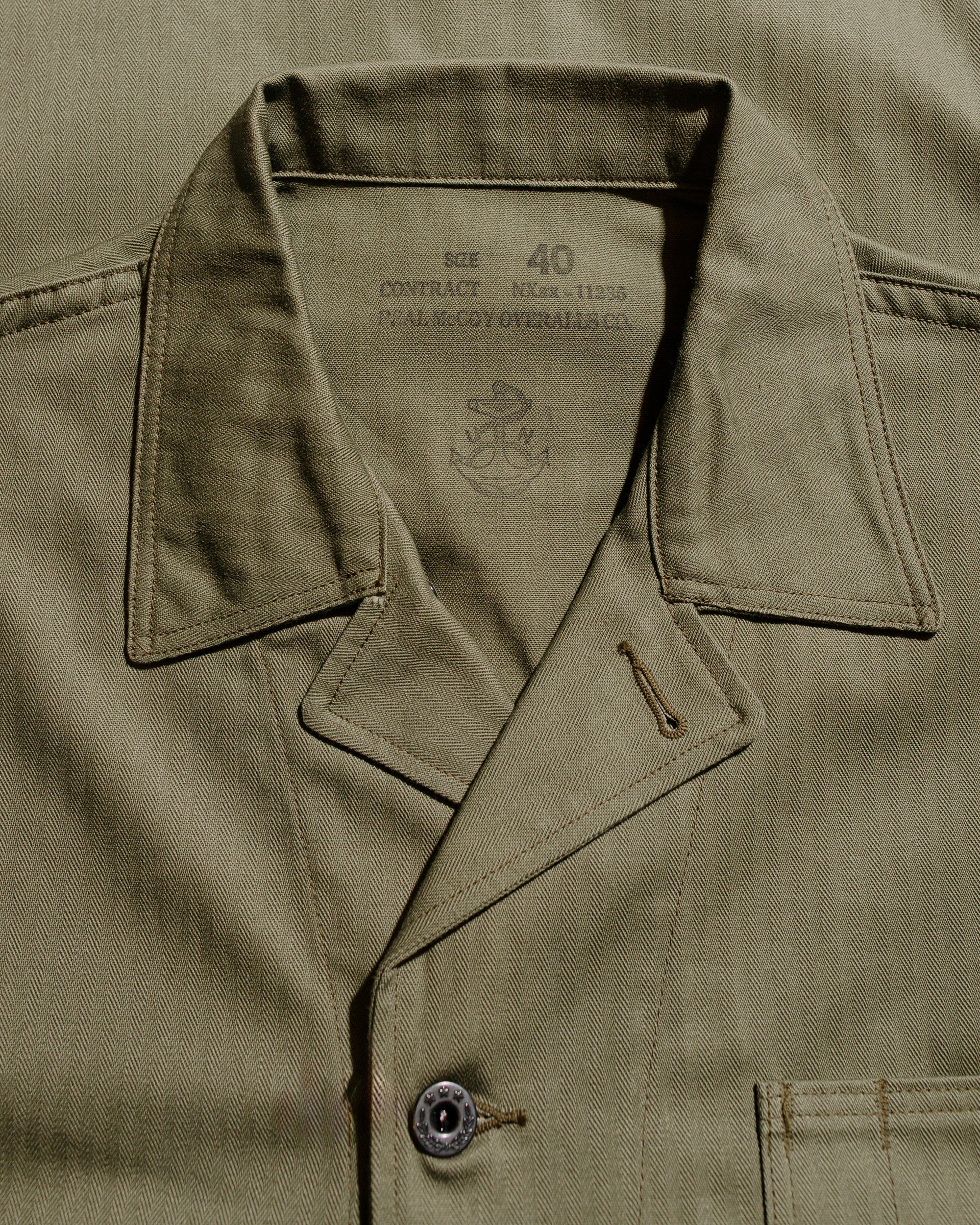 The Real McCoy's MJ22012 Jacket, Utility N-3 (Model 220) Olive - Image 5