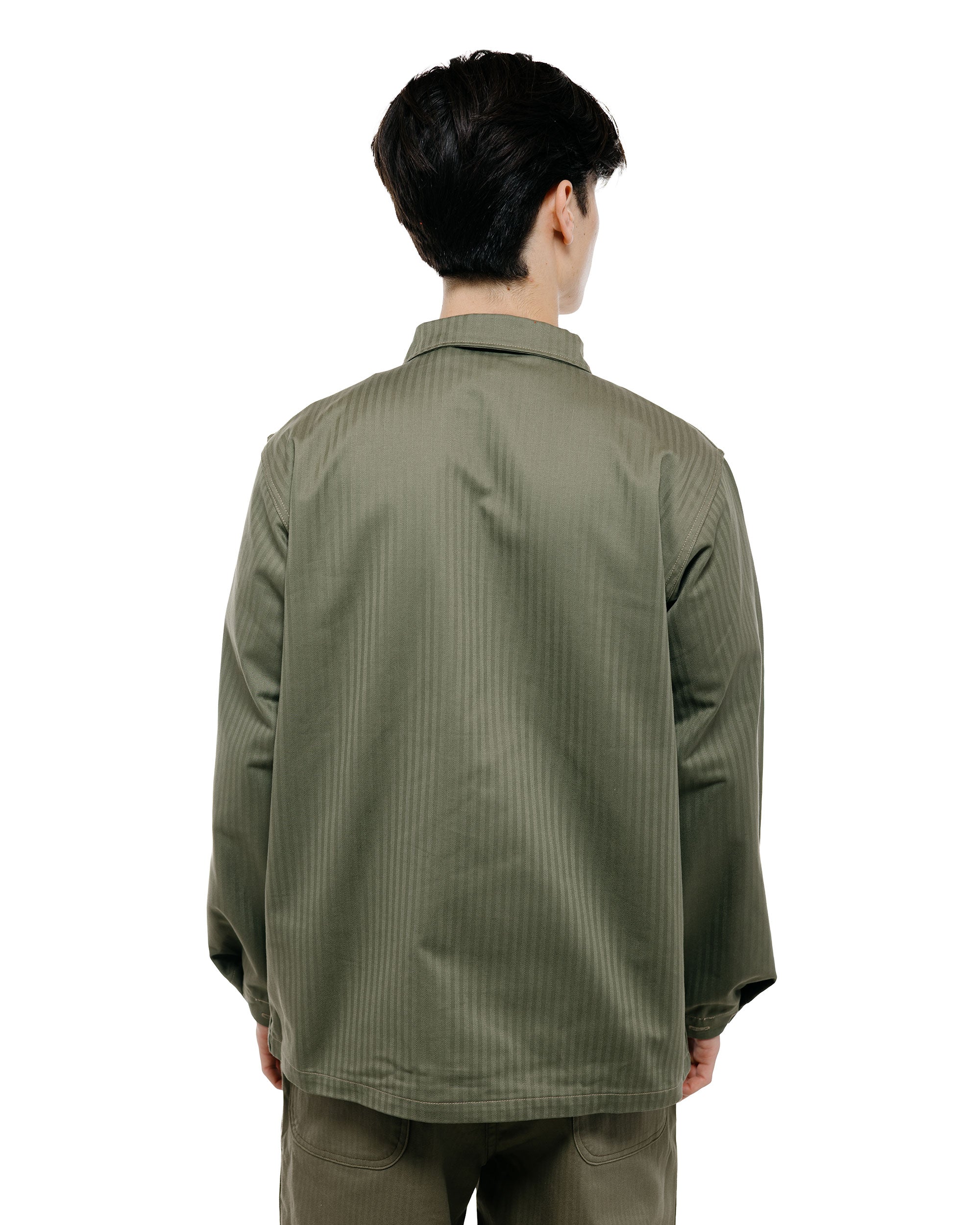 The Real McCoy's MJ23011 P-44 Utility Coat Sage Green - Image 4