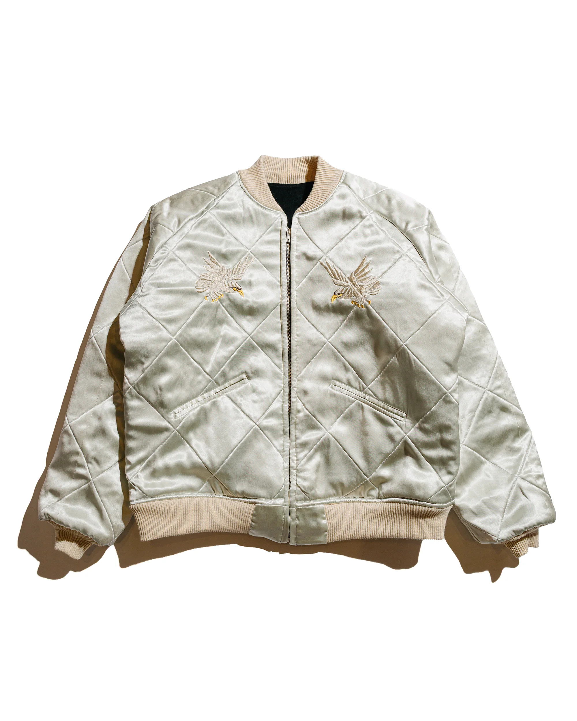 The Real McCoy's MJ24103 Souvenir Suka Jacket / Tiger And Eagle Black - Image 2