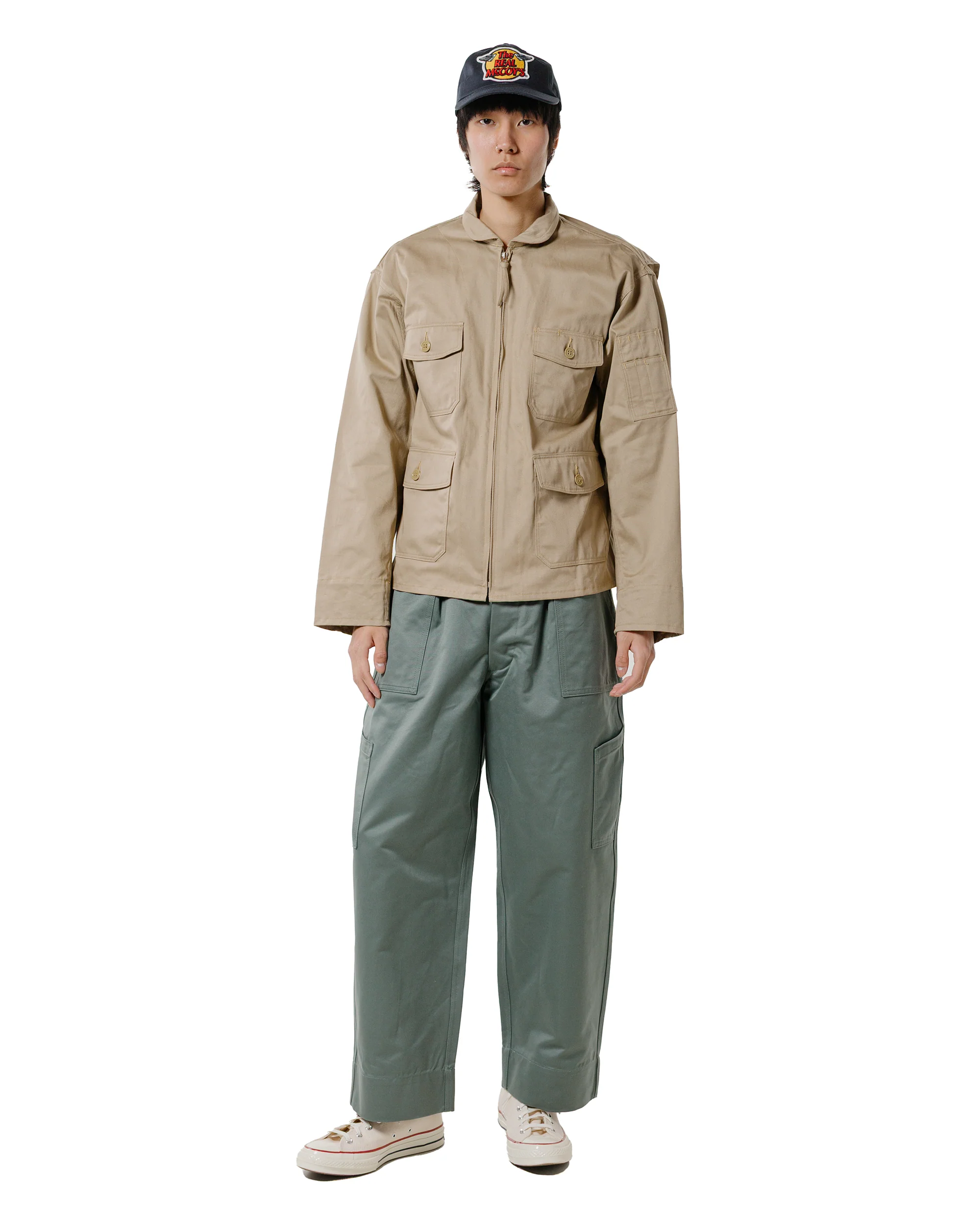 The Real McCoy's MJ25006 MIL-J-7758A Real McCoy Mfg. Co. Khaki - Image 4