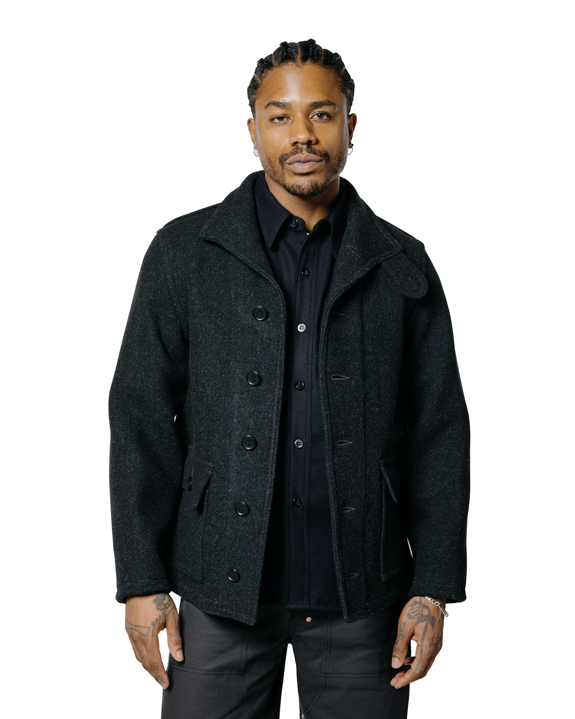 The Real McCoy's MJ25109 U.S. Navy Submarine Jacket Charcoal - Image 2