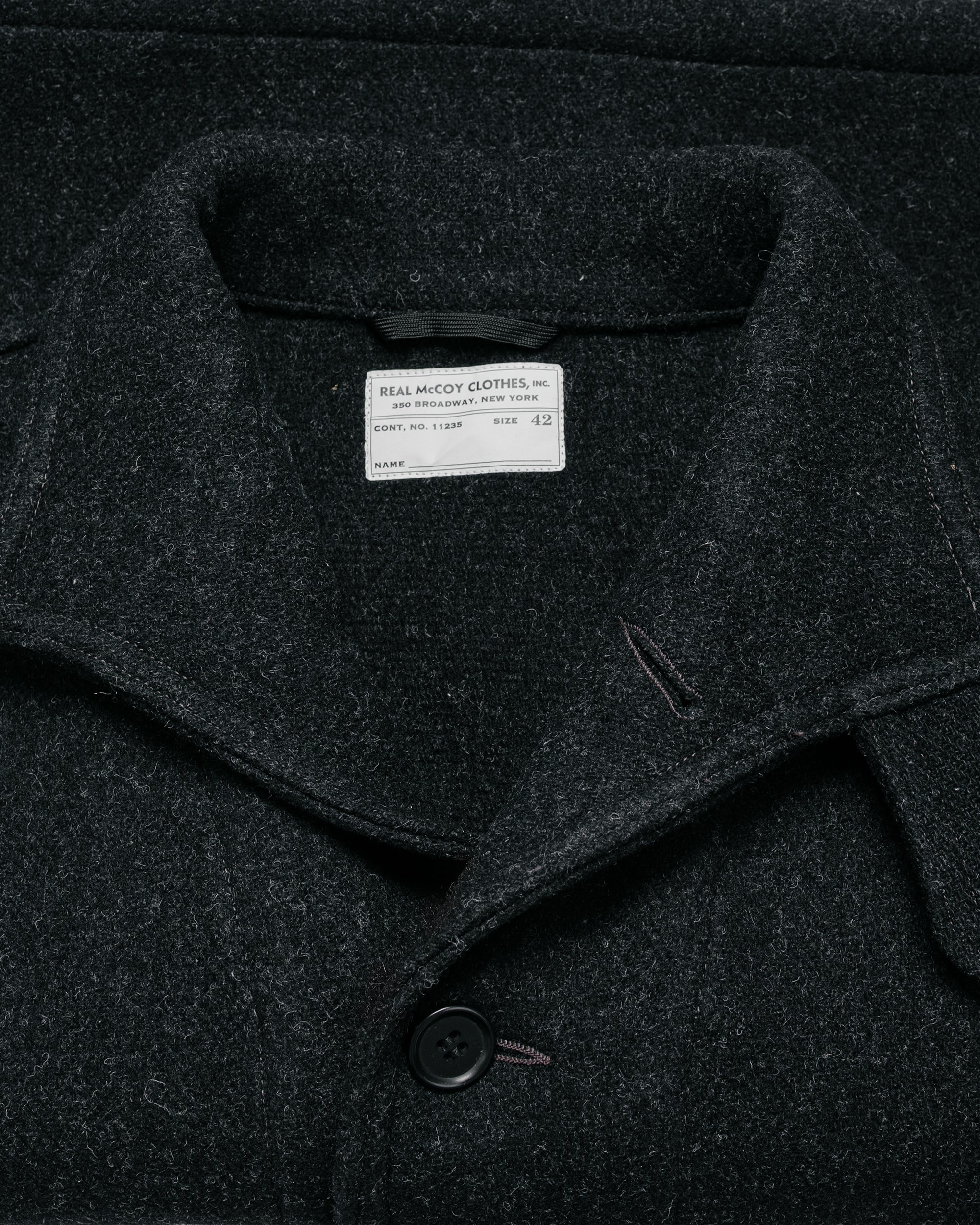 The Real McCoy's MJ25109 U.S. Navy Submarine Jacket Charcoal - Image 5