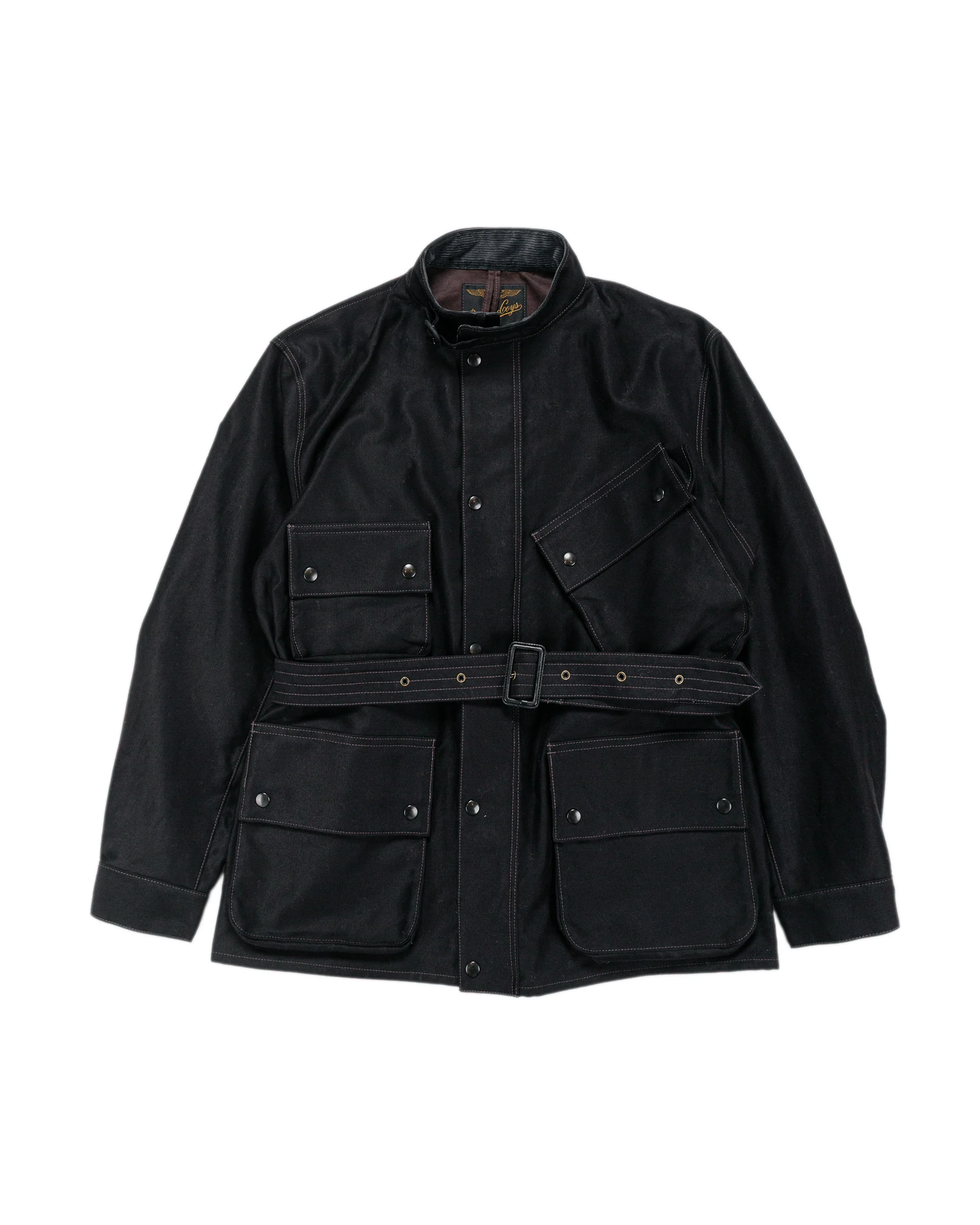 The Real McCoy's MJ25122 Heavy Cotton Enduro Racing Jacket Black