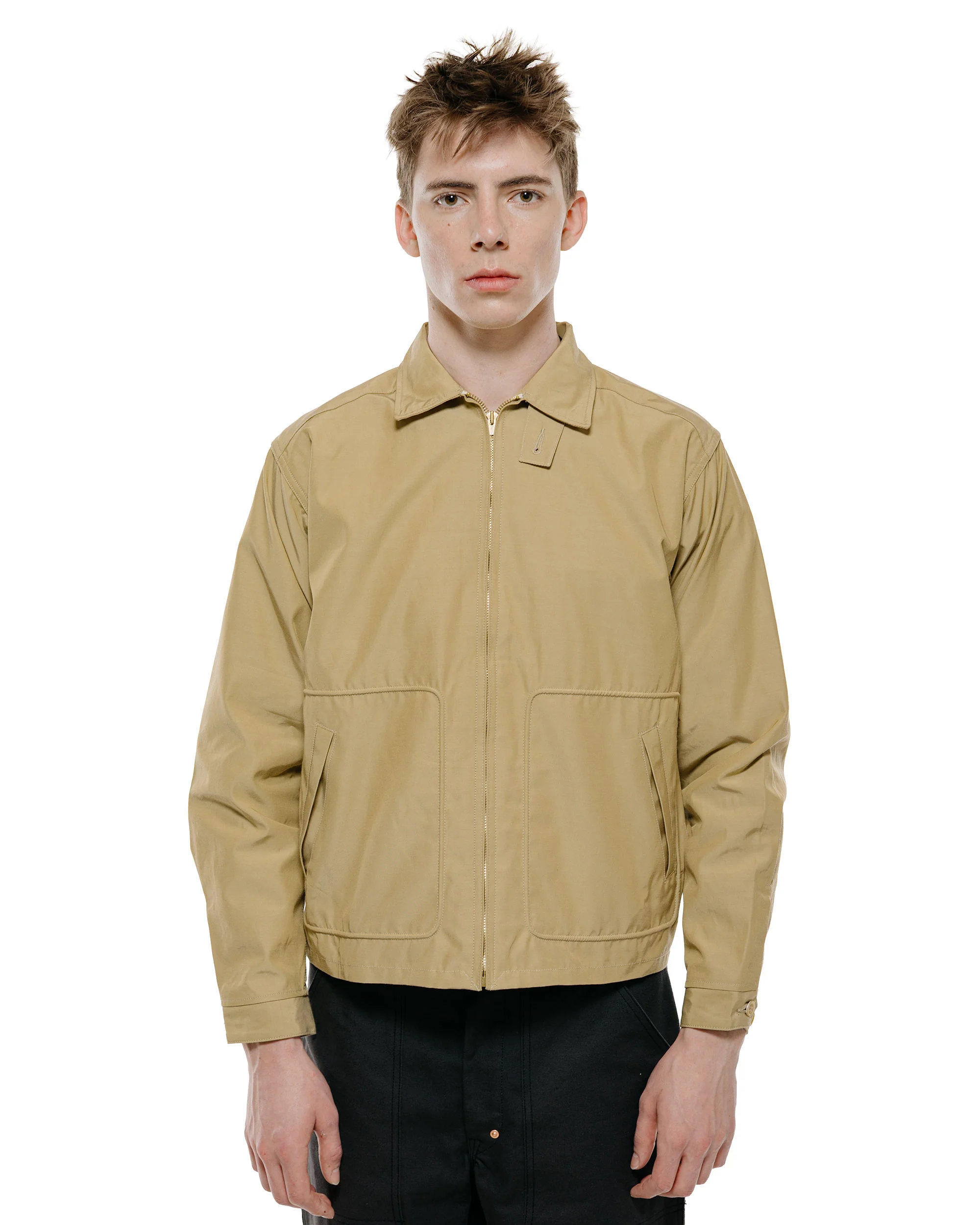 The Real McCoy's MJ26017 All-Weather Swing Jacket Beige - Image 2