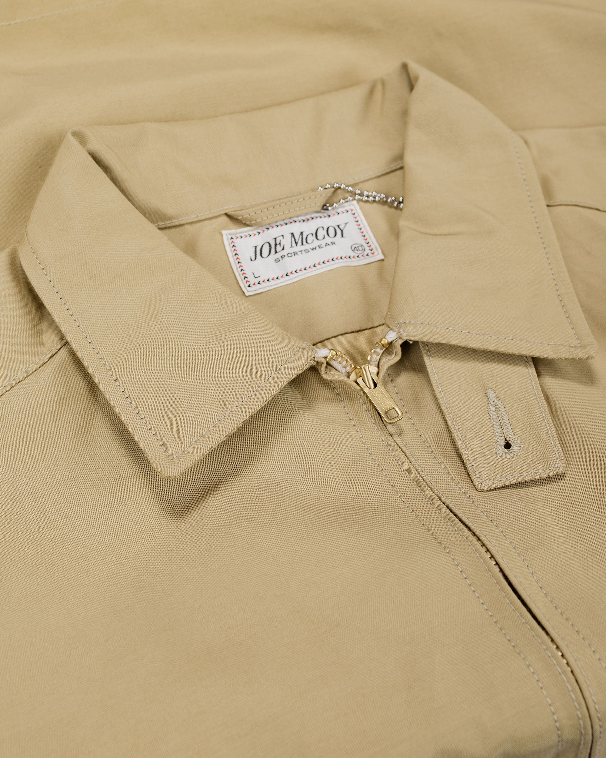 The Real McCoy's MJ26017 All-Weather Swing Jacket Beige - Image 5