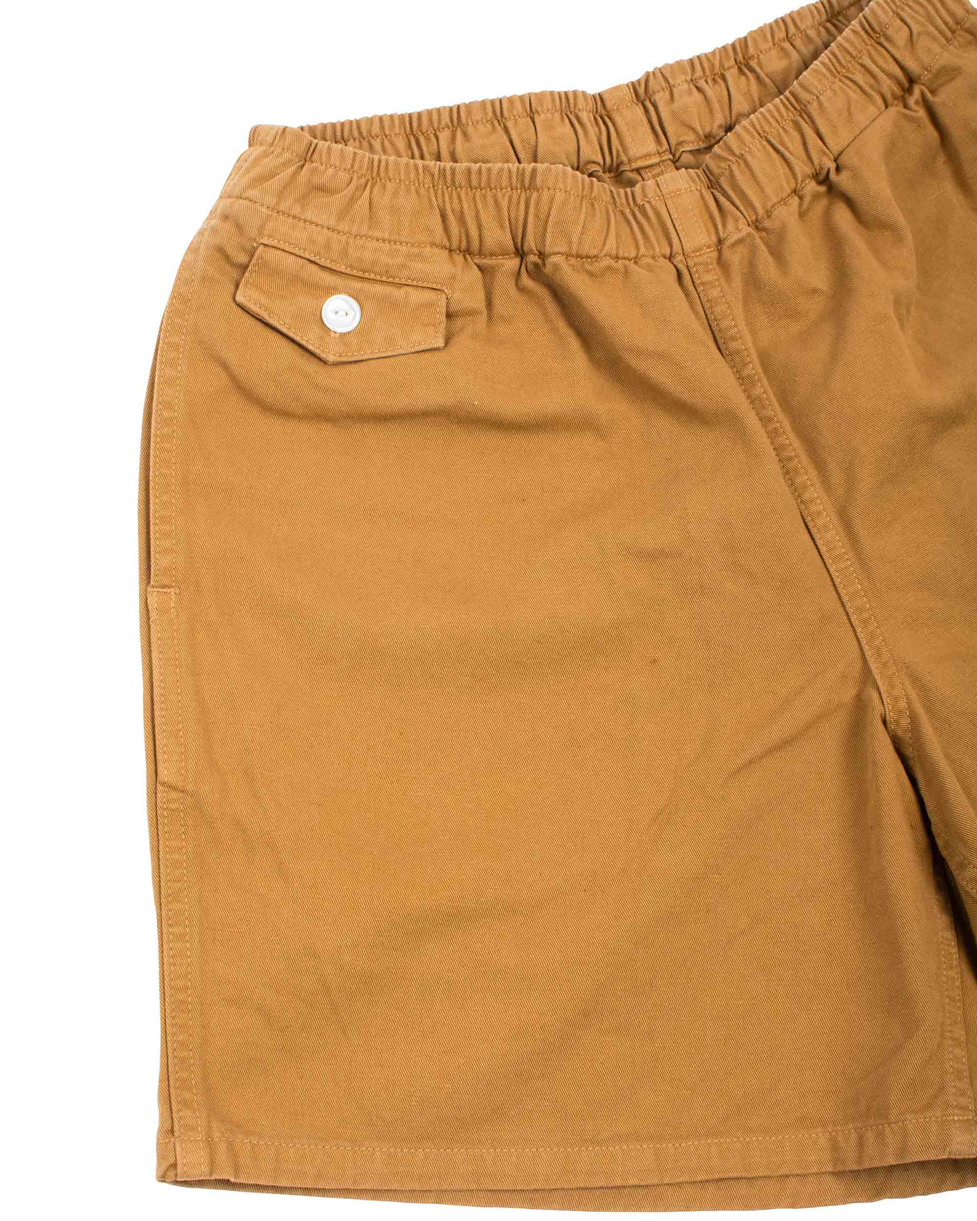 The Real McCoy's MP22015 Cotton Drill Swim Shorts (Over-Dyed) Chestnut - Image 5