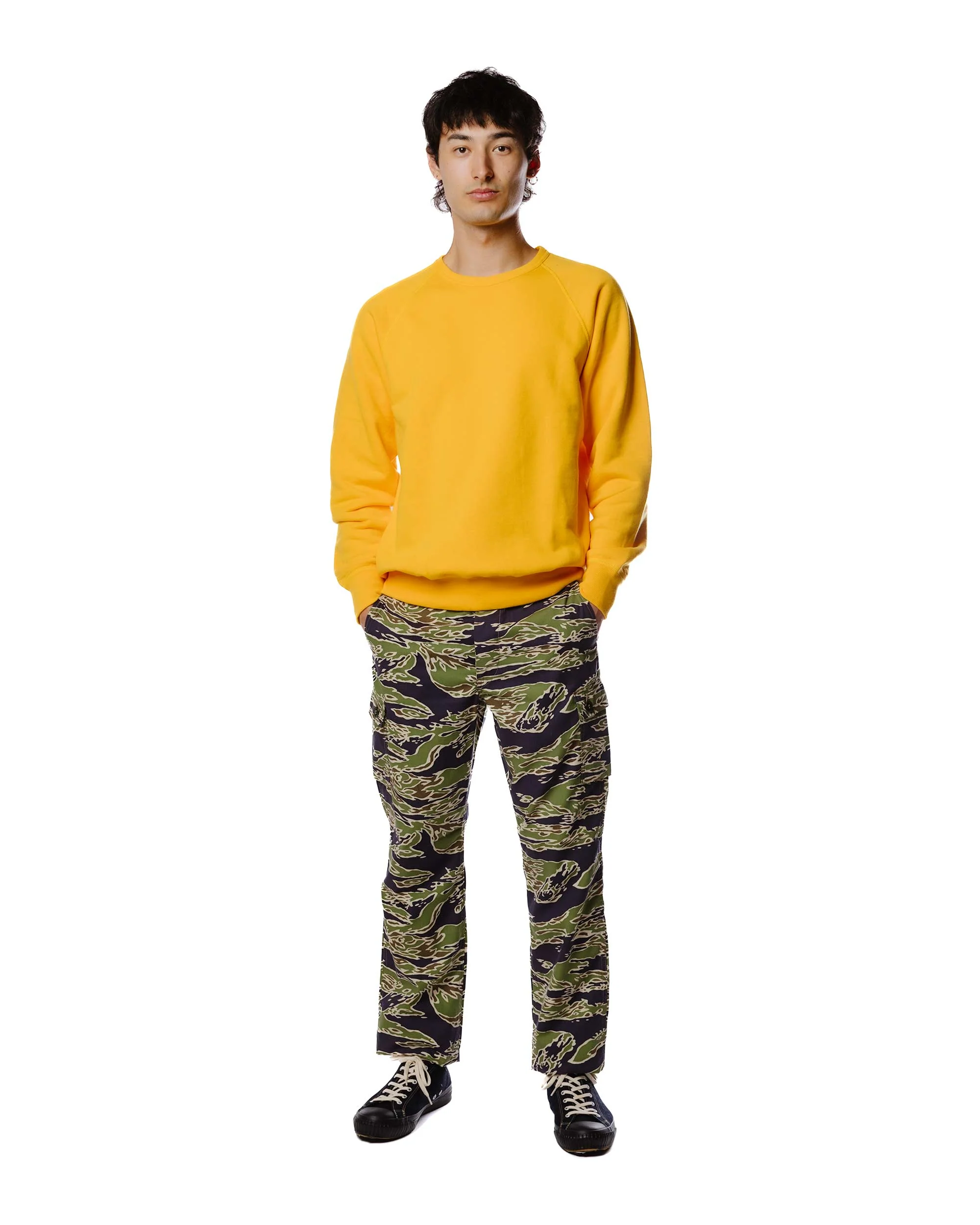 The Real McCoy's MP23004 Tiger Camouflage Trousers / Late War Green - Image 2