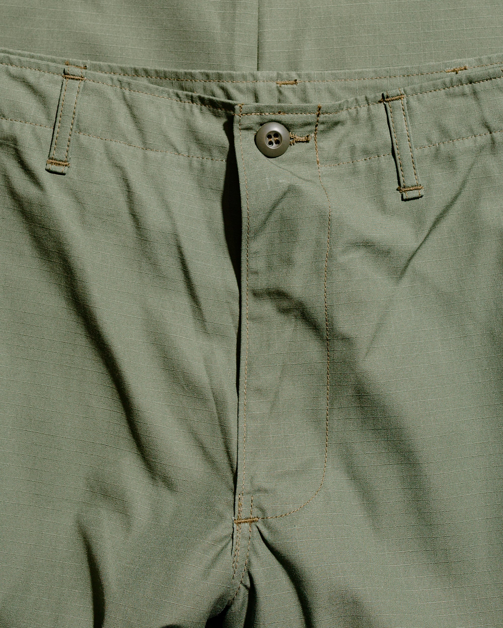 The Real McCoy's MP25001 Trouser, Man's, Cotton Rip-Stop Poplin Olive - Image 5