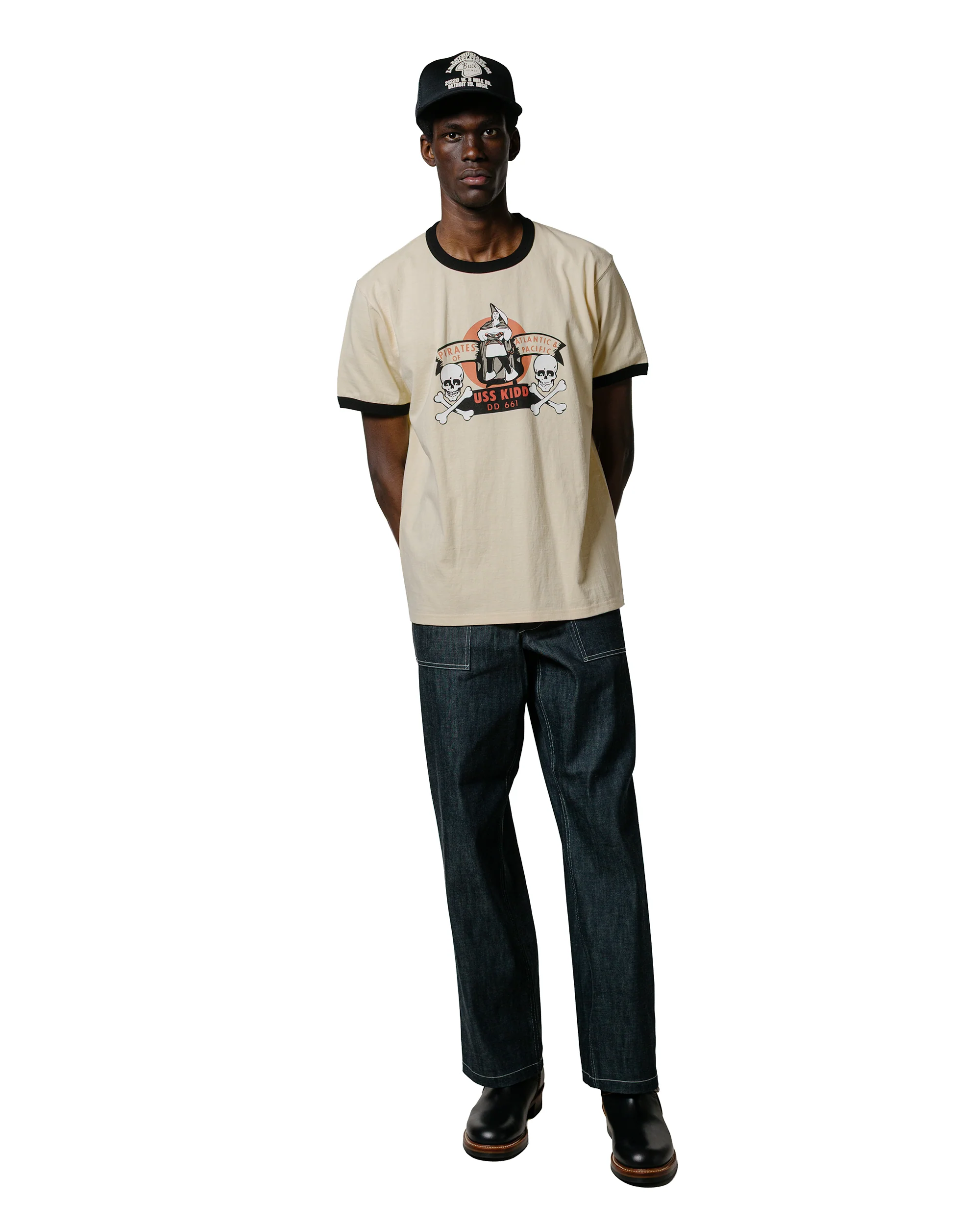 The Real McCoy's MP25012 Utility Trousers / Denim Indigo - Image 4