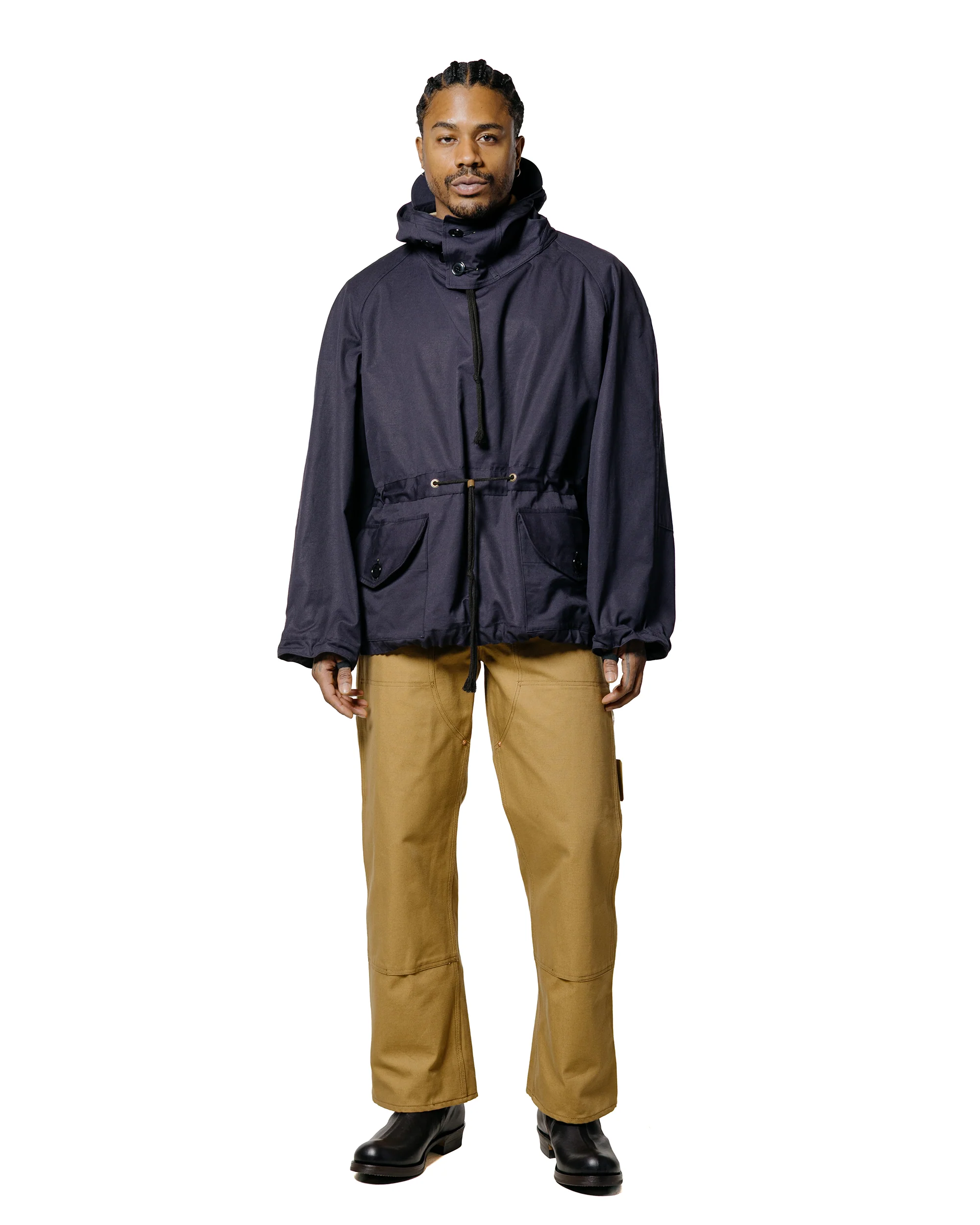 The Real McCoy's MP25102 Double-Knee Work Trousers Brown - Image 4