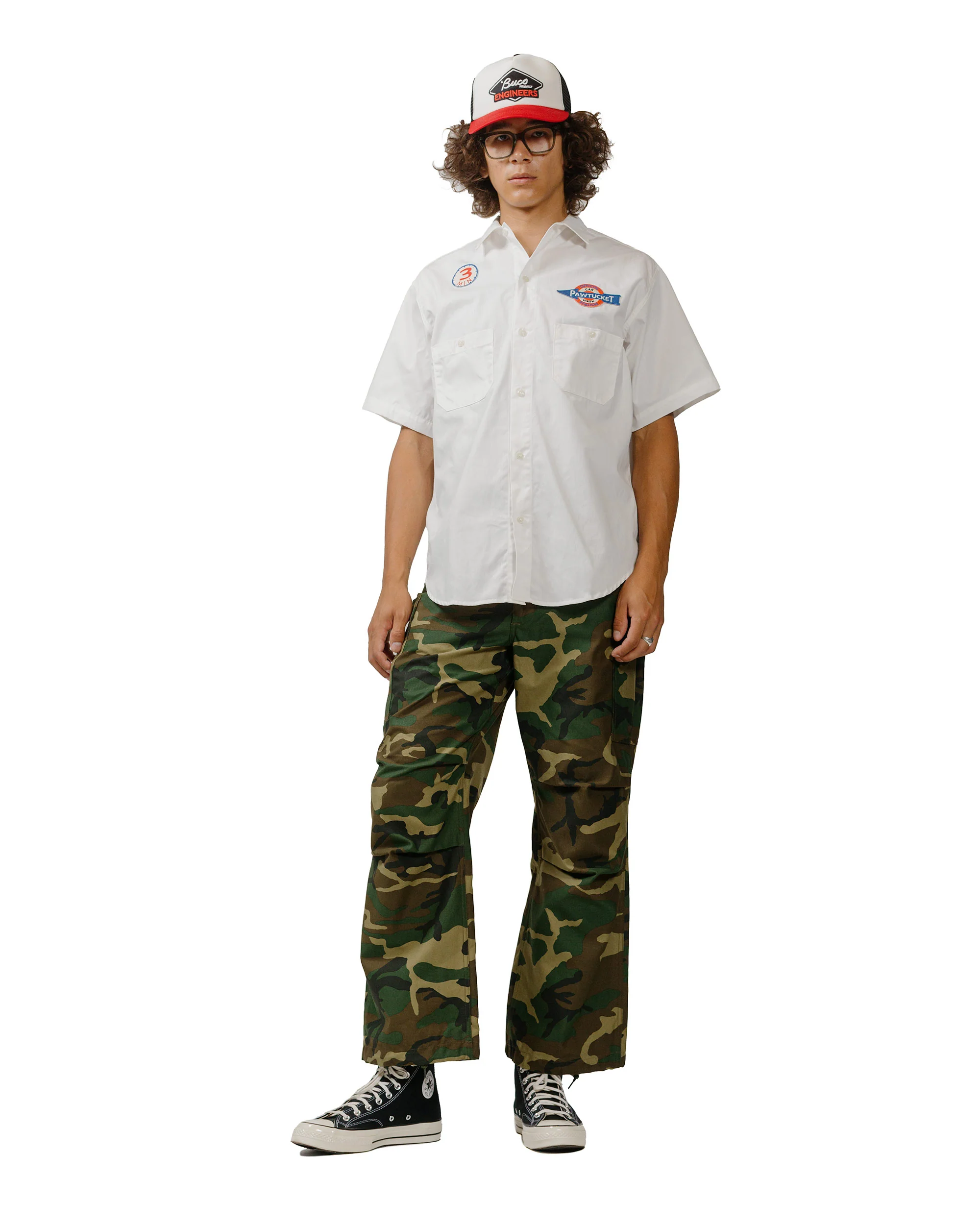 The Real McCoy's MS24005 Cotton Serviceman Shirt / Pawtucket White - Image 4