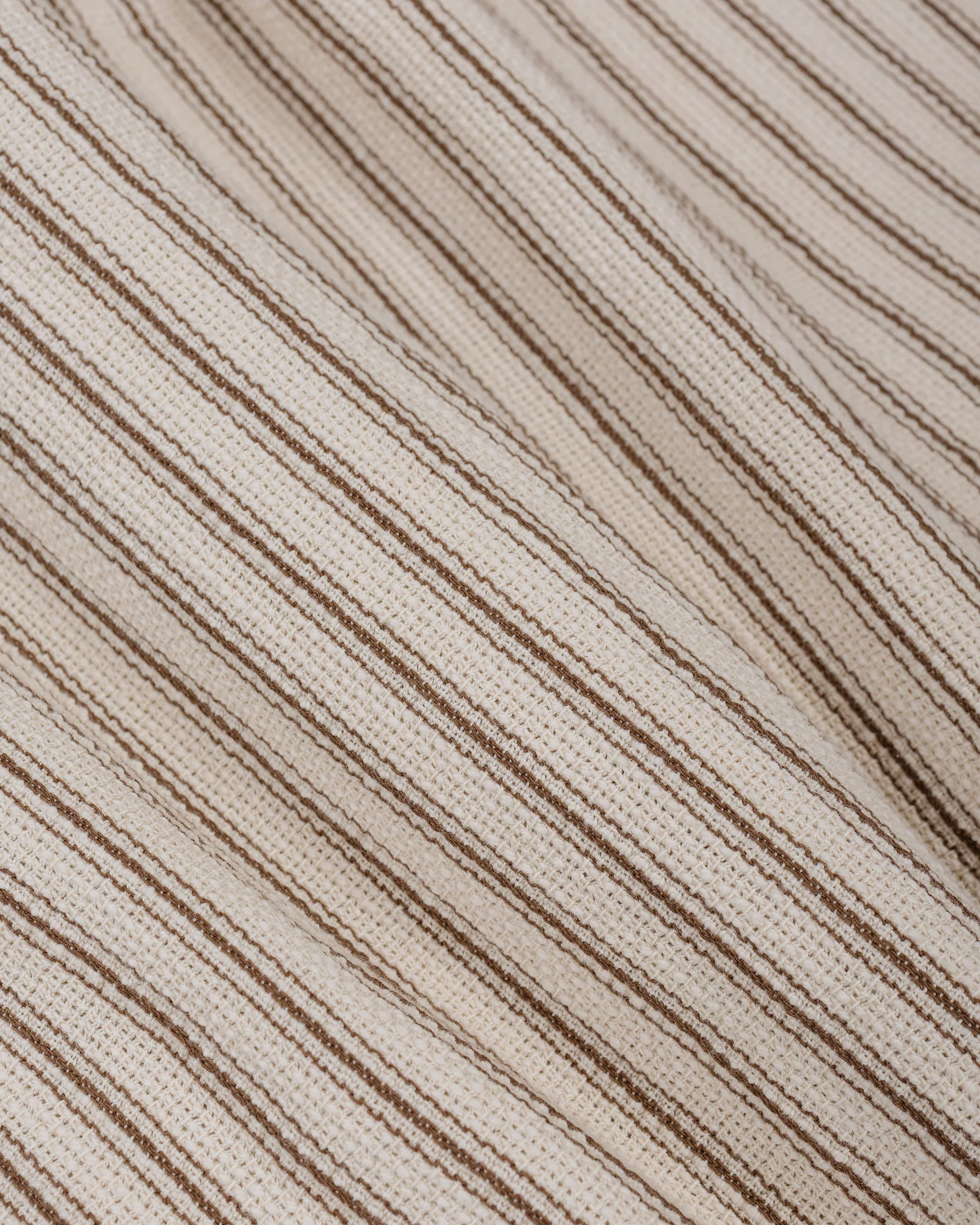 ts(s) Easy Fit Shorts Rustic Stripe Cotton Mesh Cloth Brown - Image 6