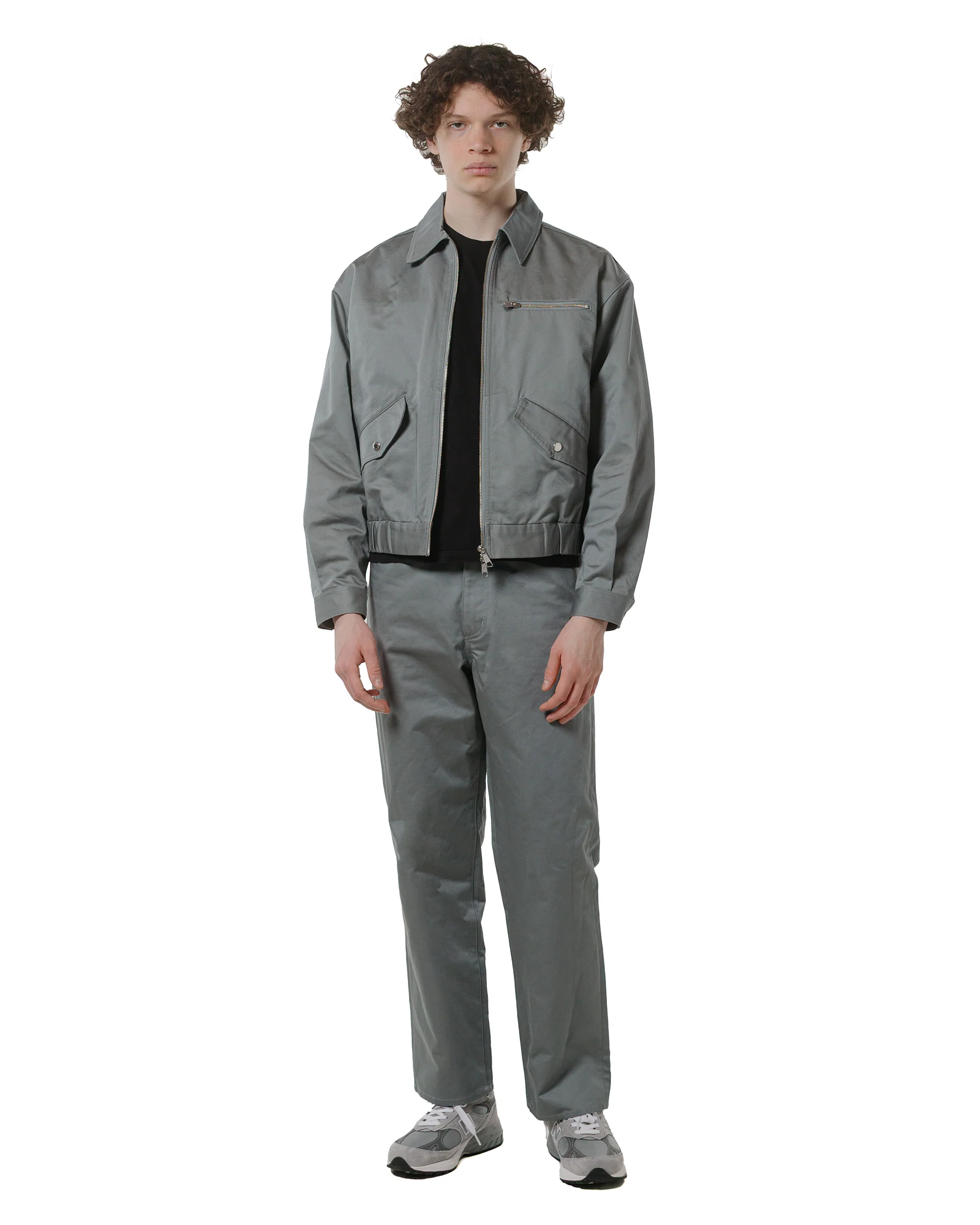 TTT MSW Work Straight Pants Grey - Image 4