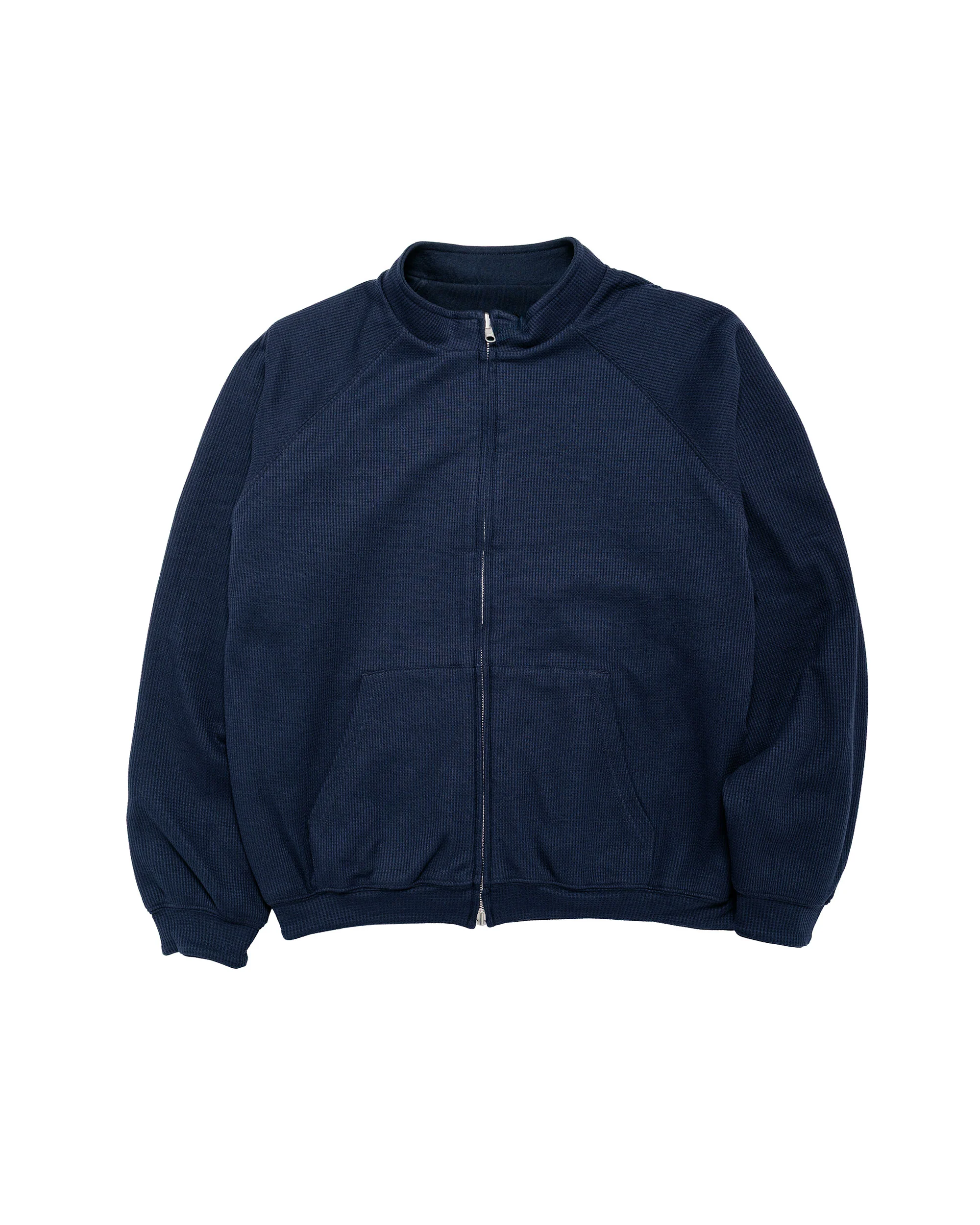 TTT MSW Zip Up Crew Neck Sweat Navy - Image 6