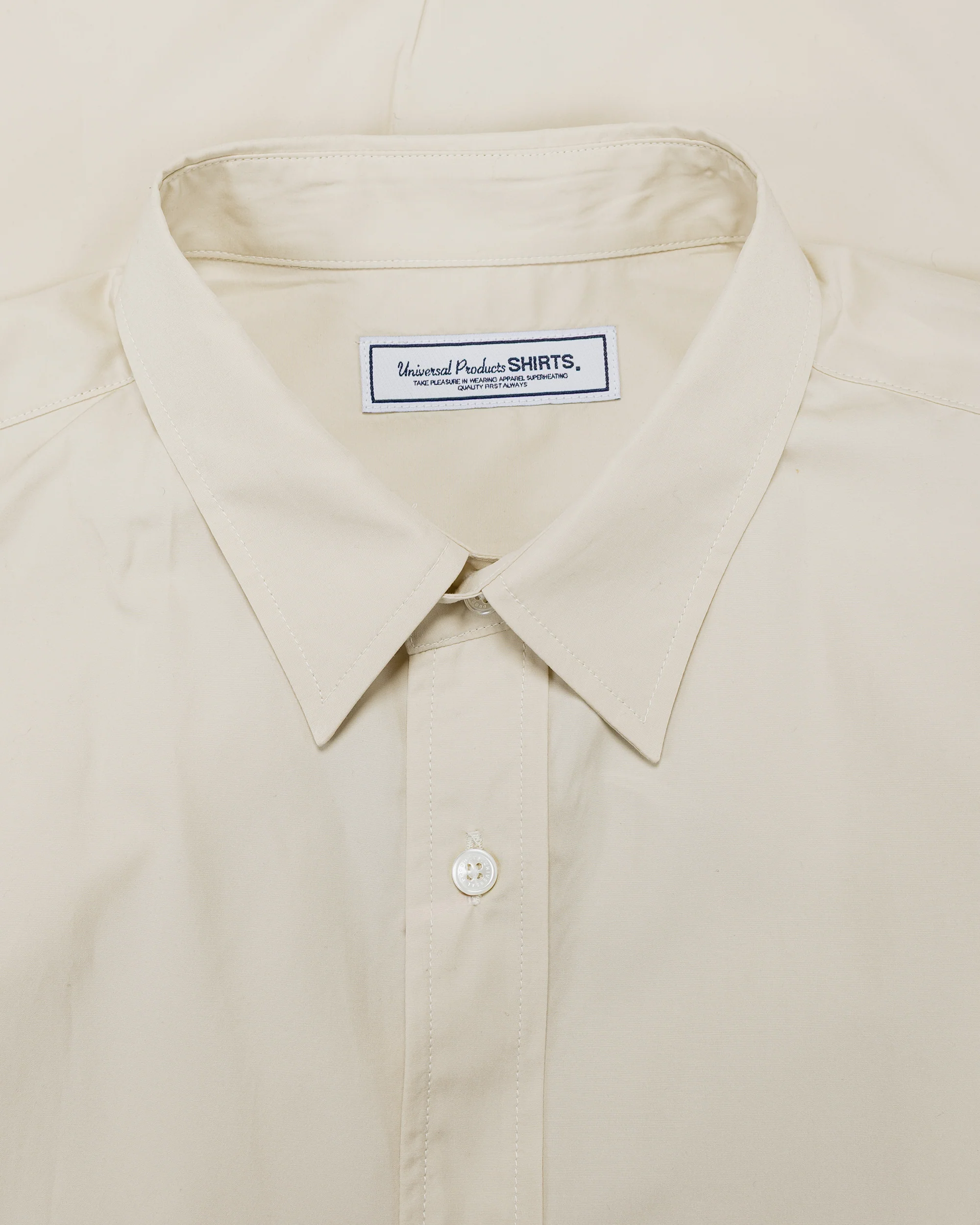 Universal Products L/S Regular Shirts Ivory - Image 5