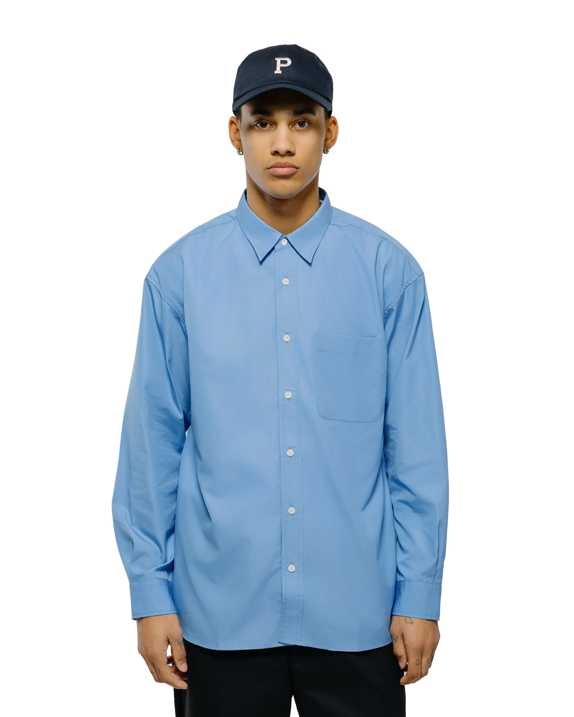 Universal Products L/S Regular Shirts Sax - Image 2
