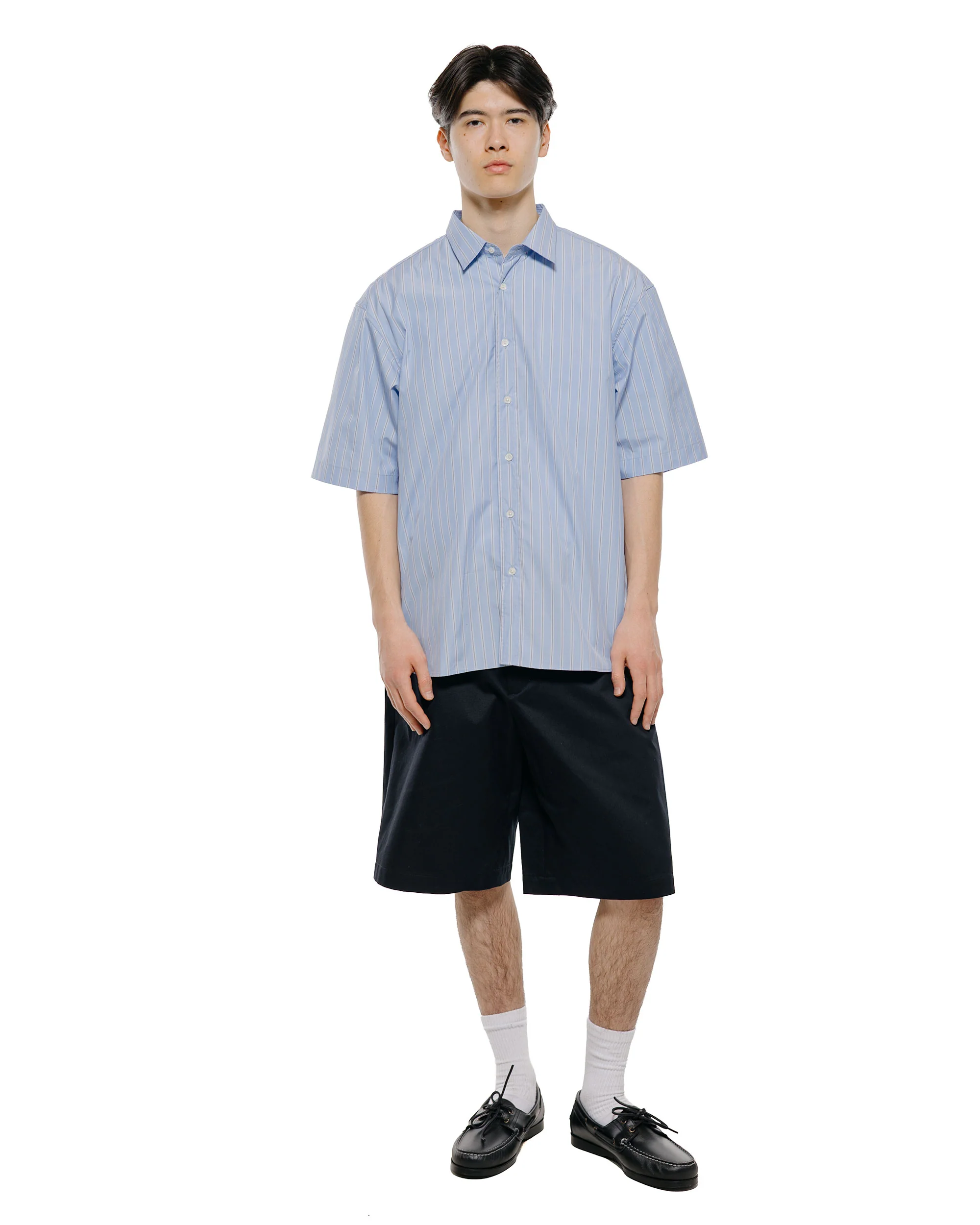 Universal Products No Tuck Chino Shorts Navy - Image 4