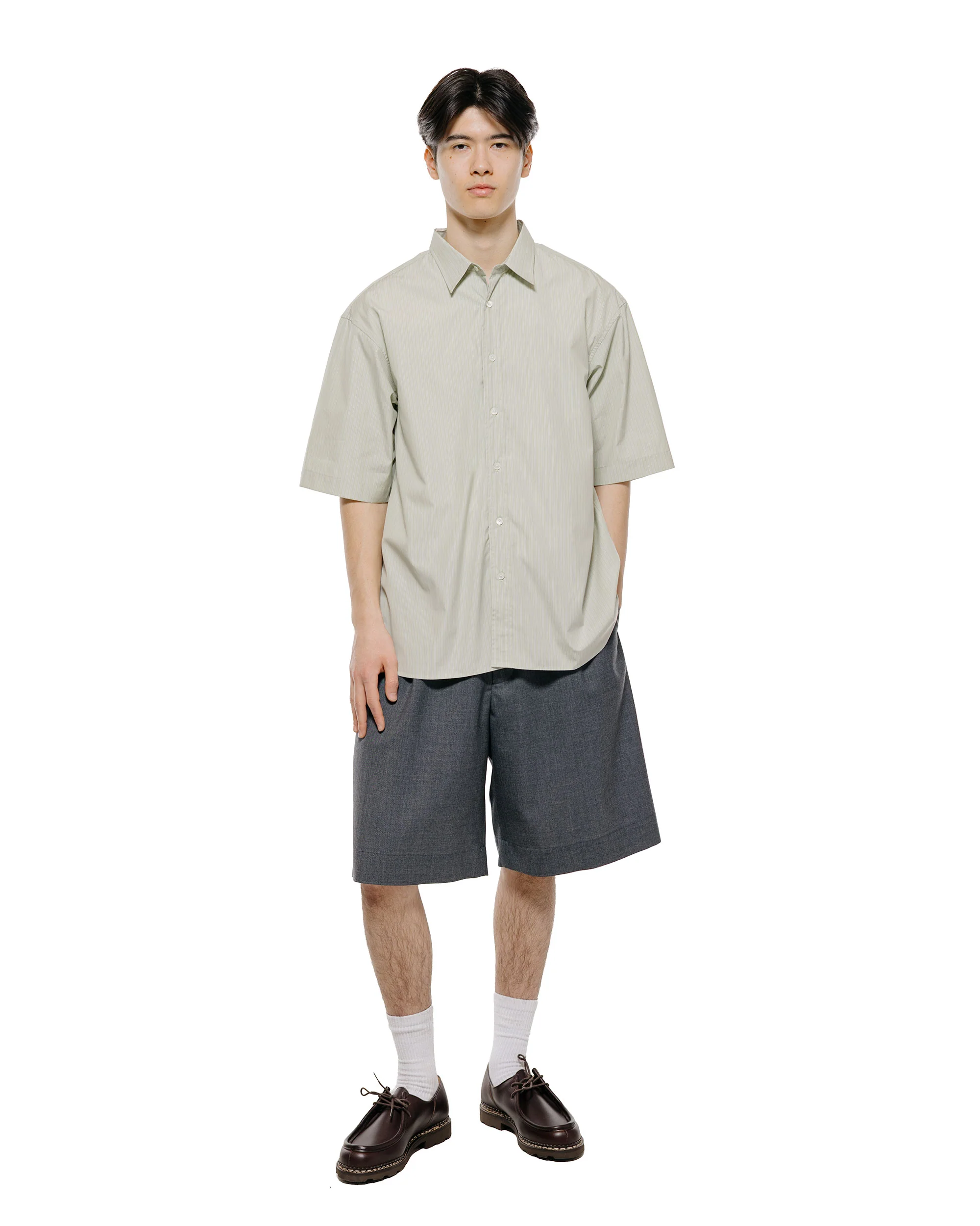 Universal Products S/S Regular Shirts Green - Image 4