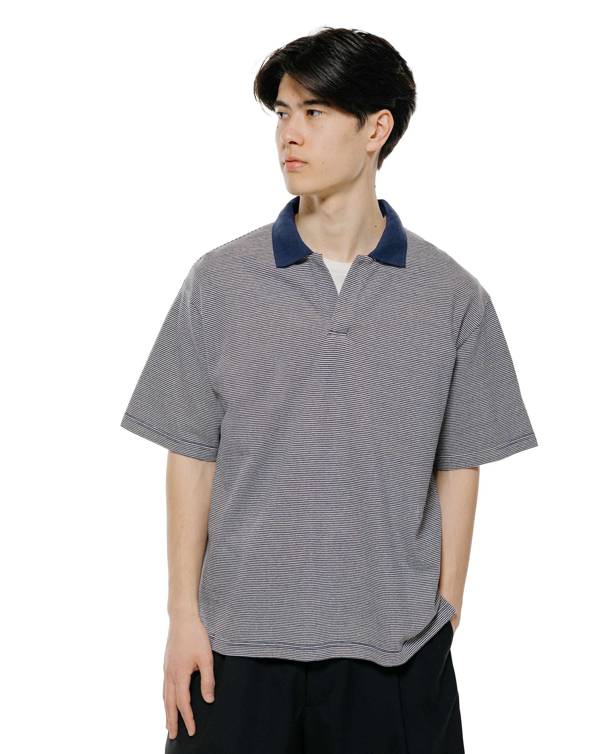 Universal Products S/S Skipper T-Shirts Navy - Image 2