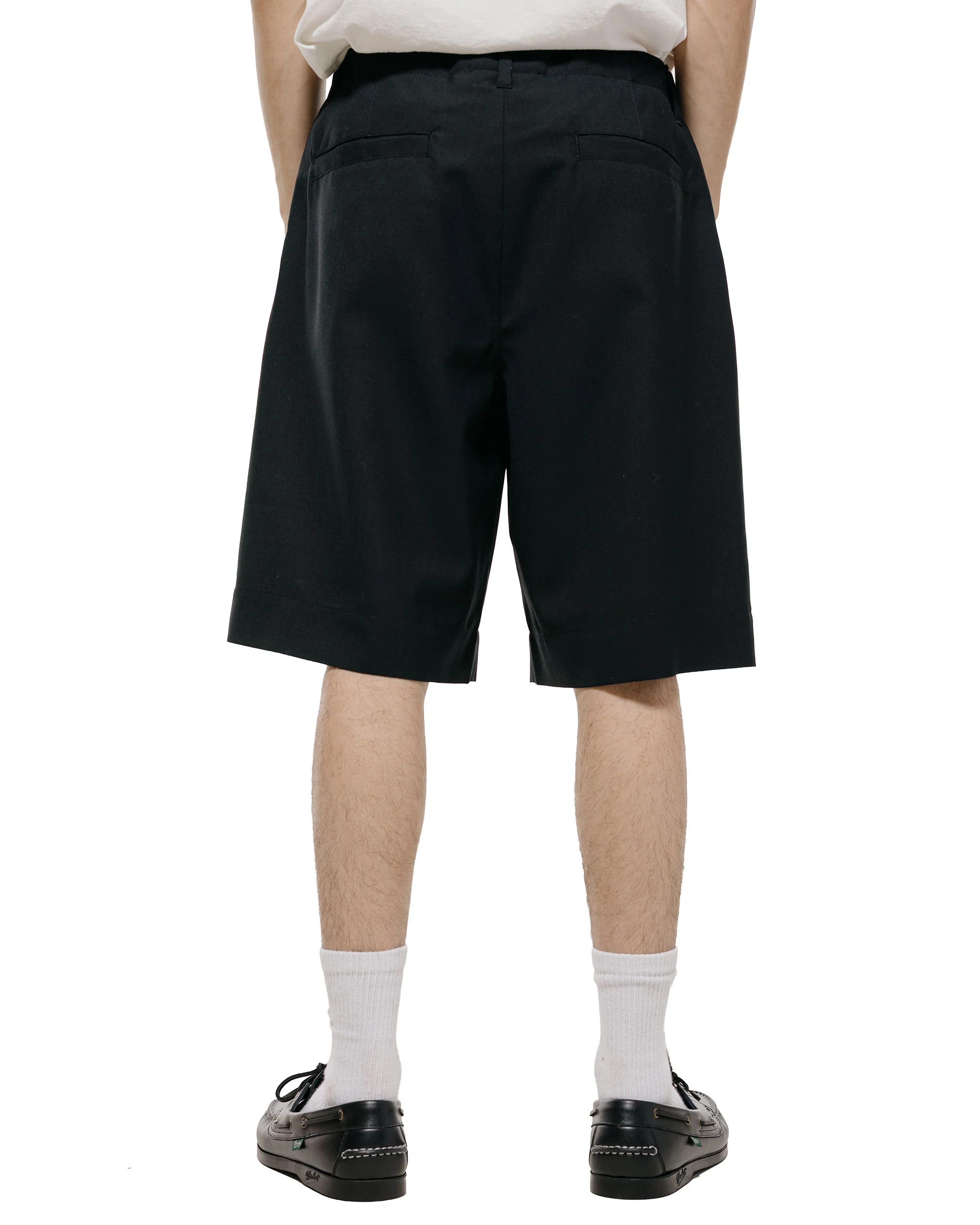 Universal Products Wool Shorts Black - Image 3