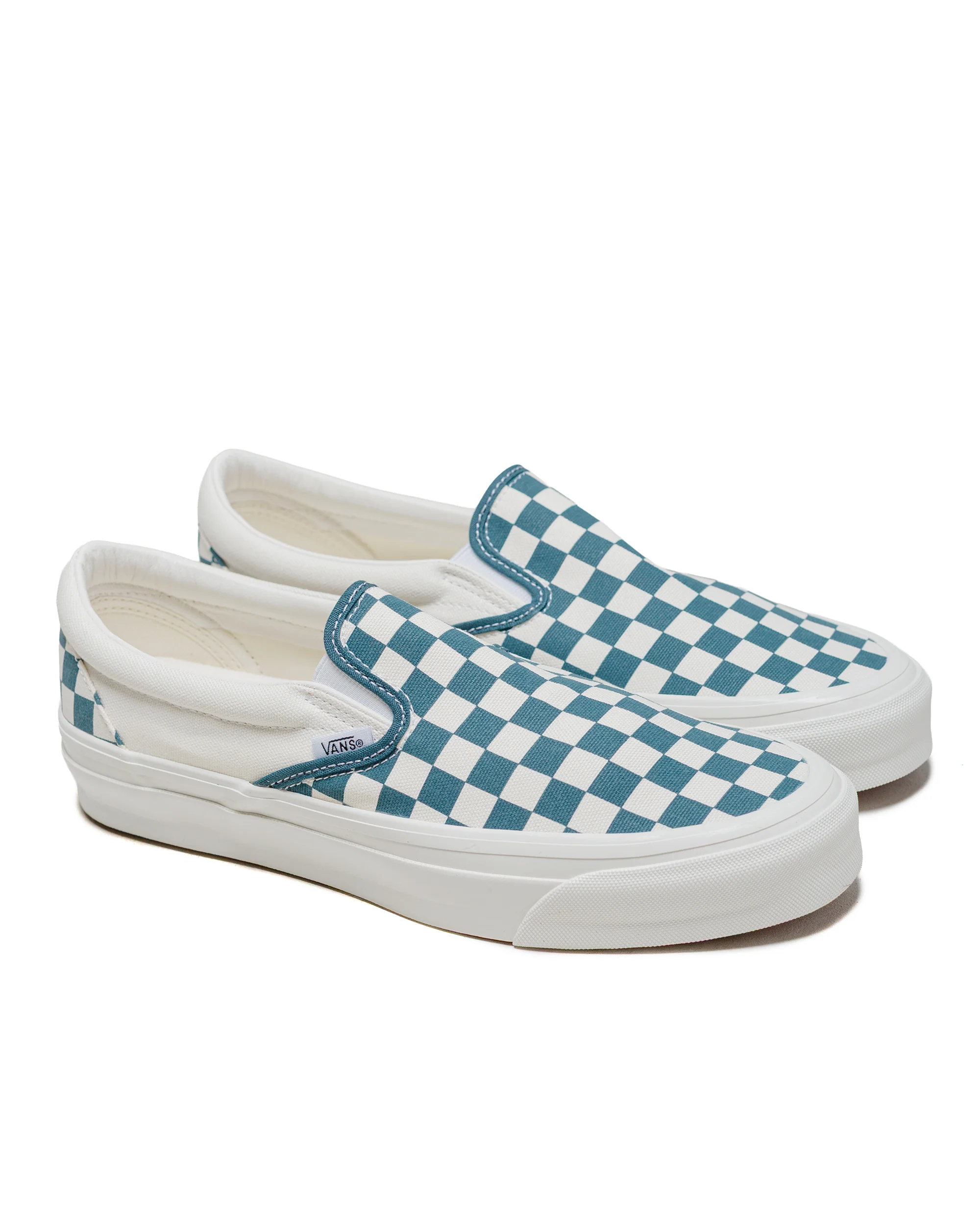 Vans Premium Slip-On 98 LX Checkerboard Stargazer Blue - Image 2