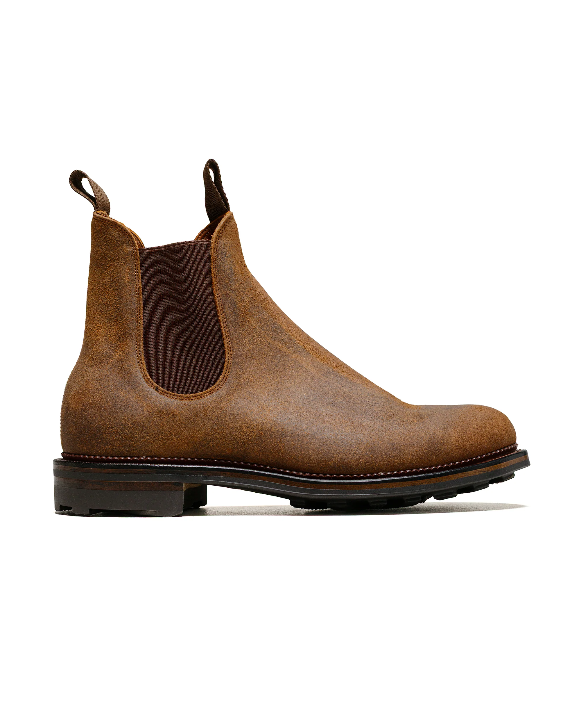 Viberg Chelsea Boot Urban Brown Waxy Commander