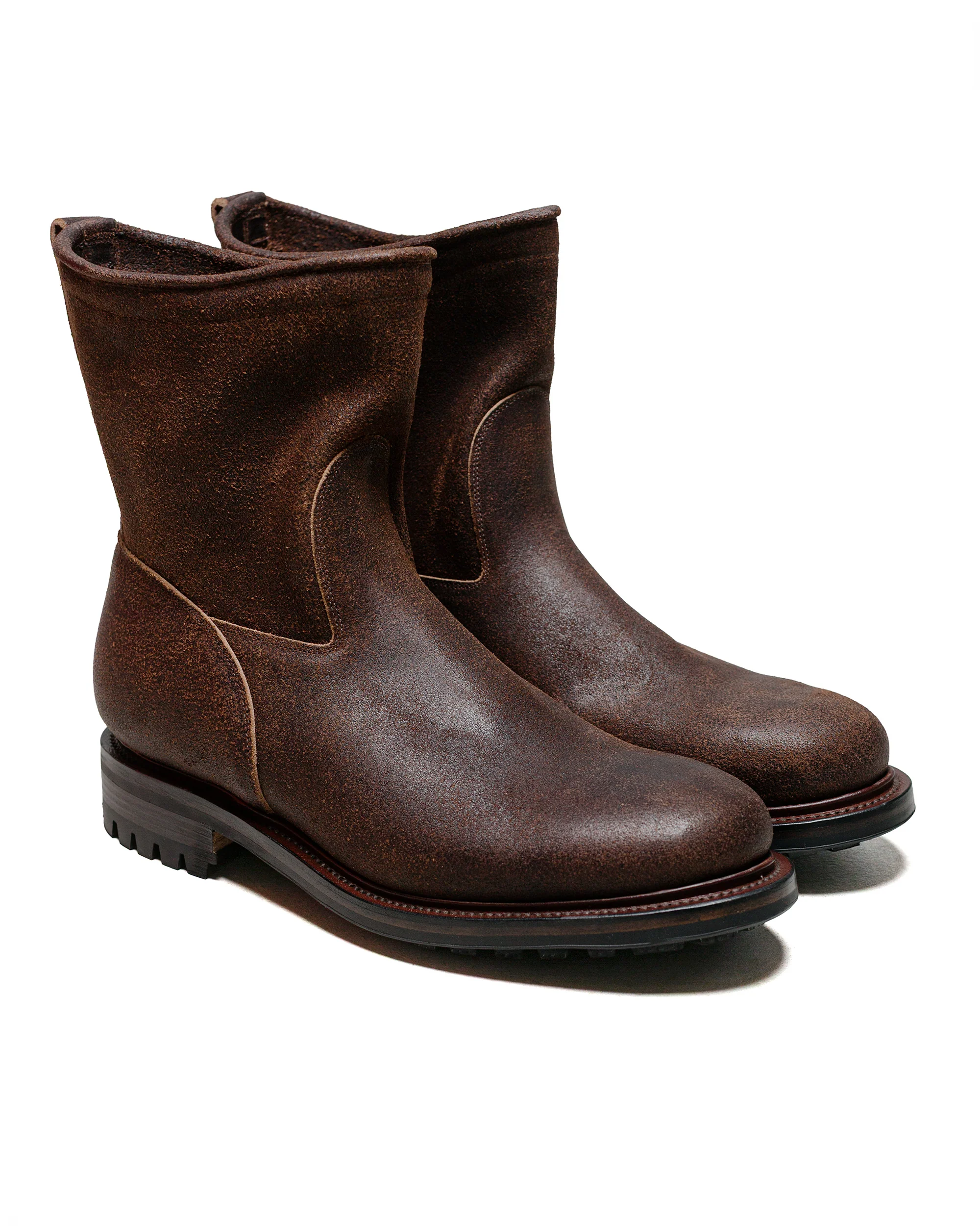 Viberg Roper 2000 Horween Washed Brown Waxed Flesh - Image 2