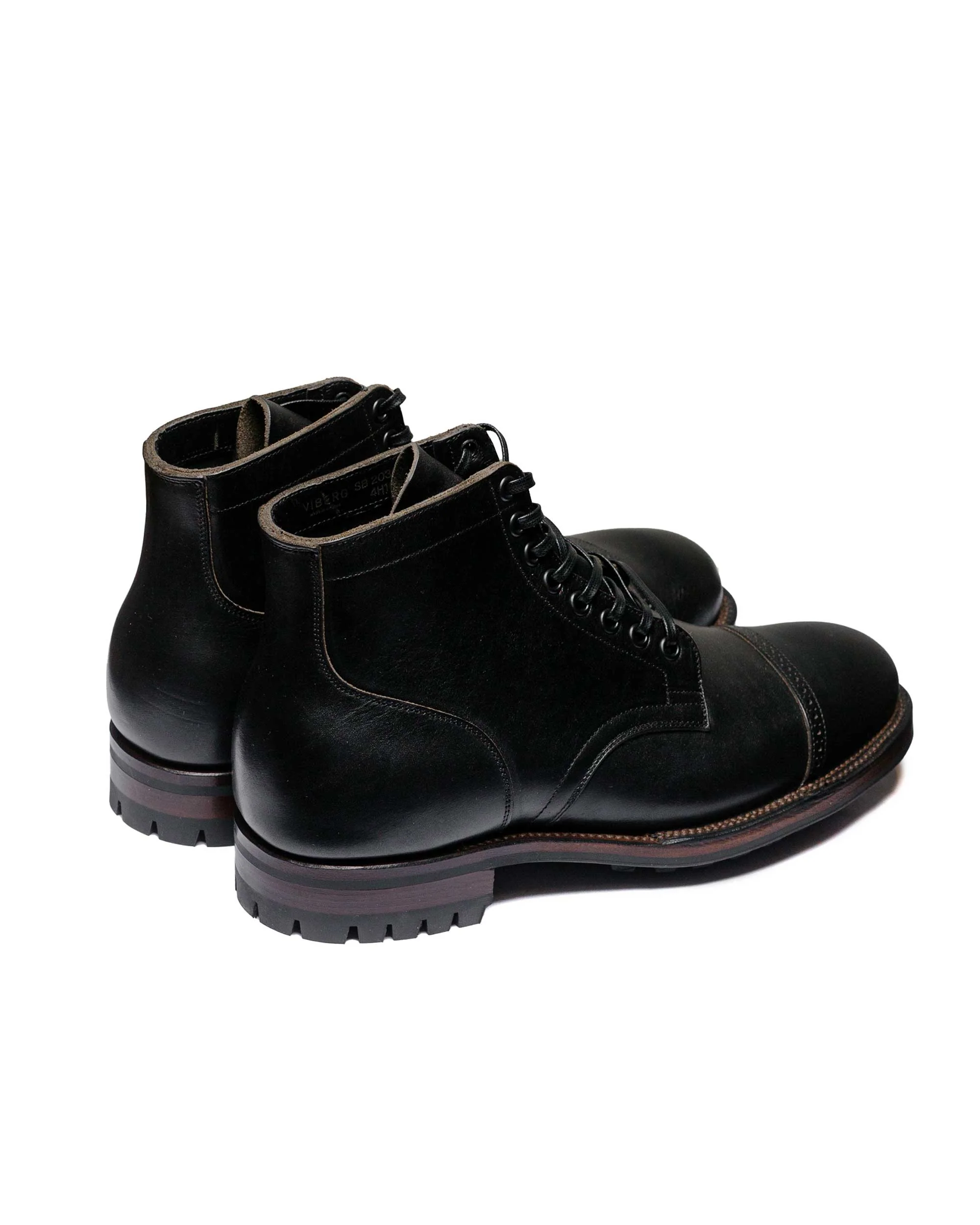 Viberg Service Boot 2030 BCT Black Wooly Chromexcel - Image 3