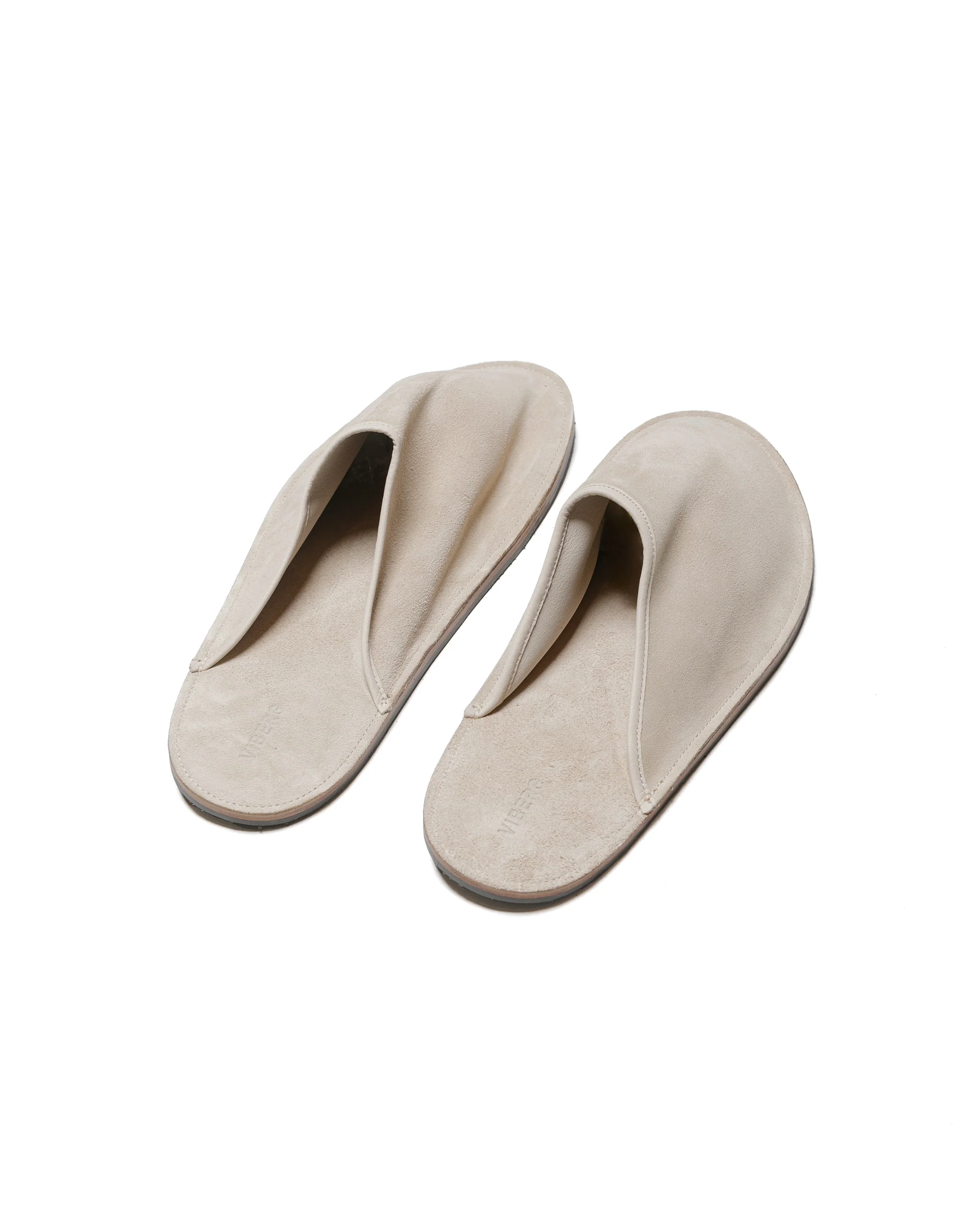 Viberg Slide Parchment Janus Calf Suede - Image 4