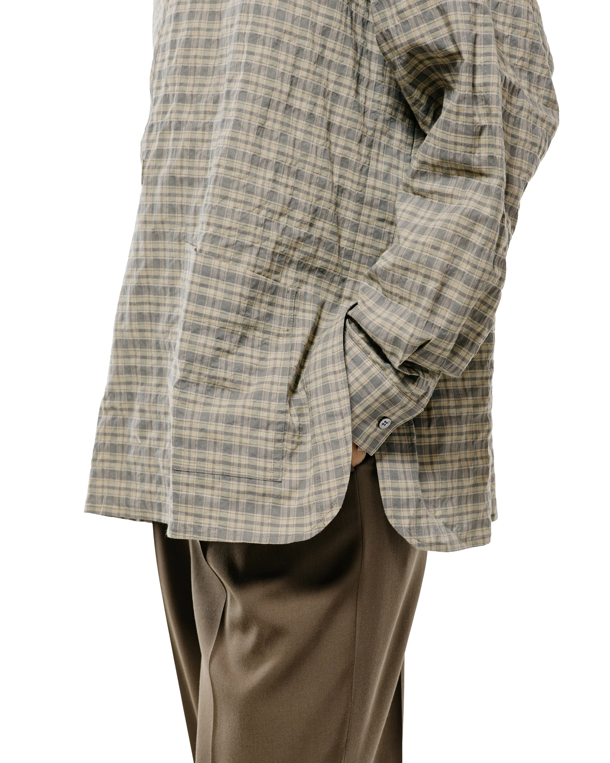Wanze Skipper Shirt Organic Cotton Moss - Image 3