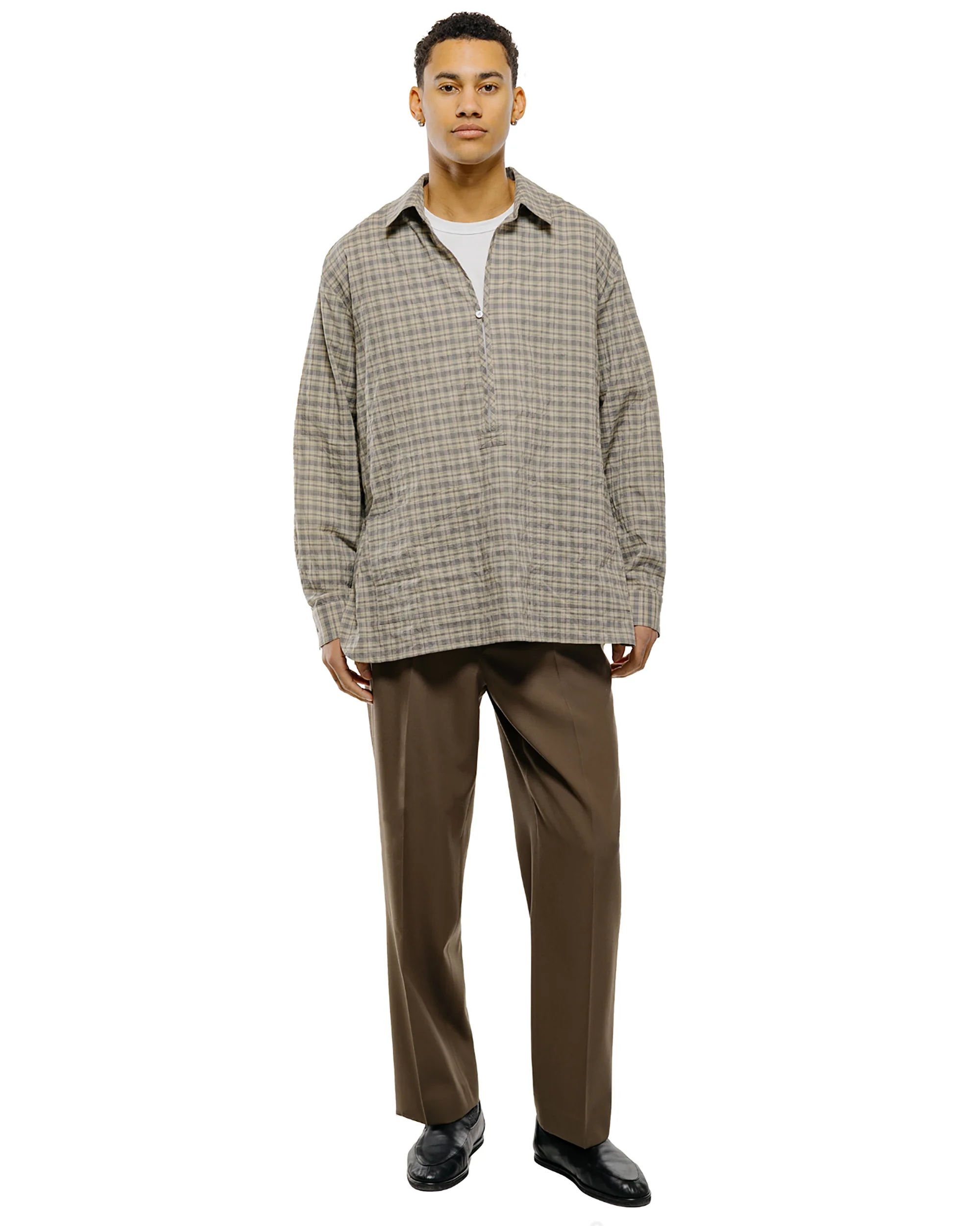 Wanze Skipper Shirt Organic Cotton Moss - Image 5