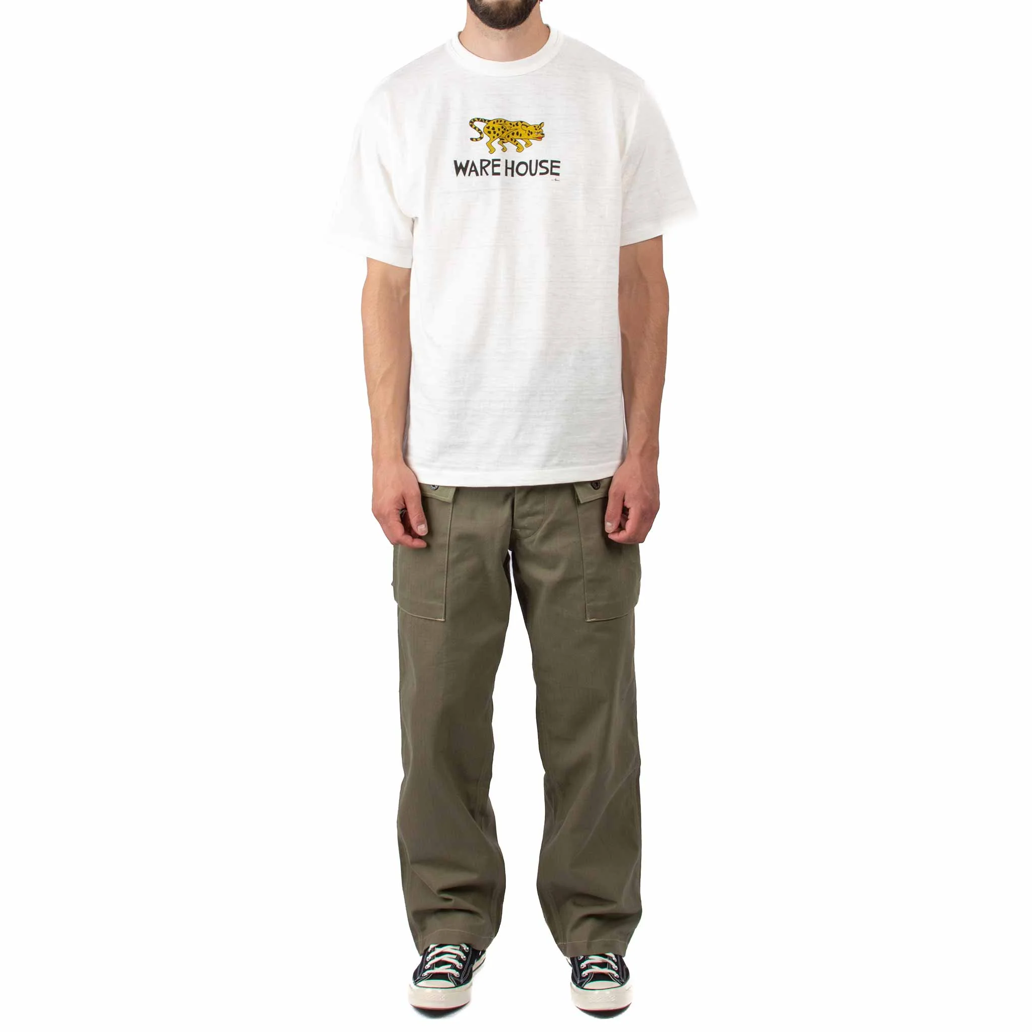 Warehouse Lot. 1097 USMC Herringbone Monkey Pants OD Green - Image 2