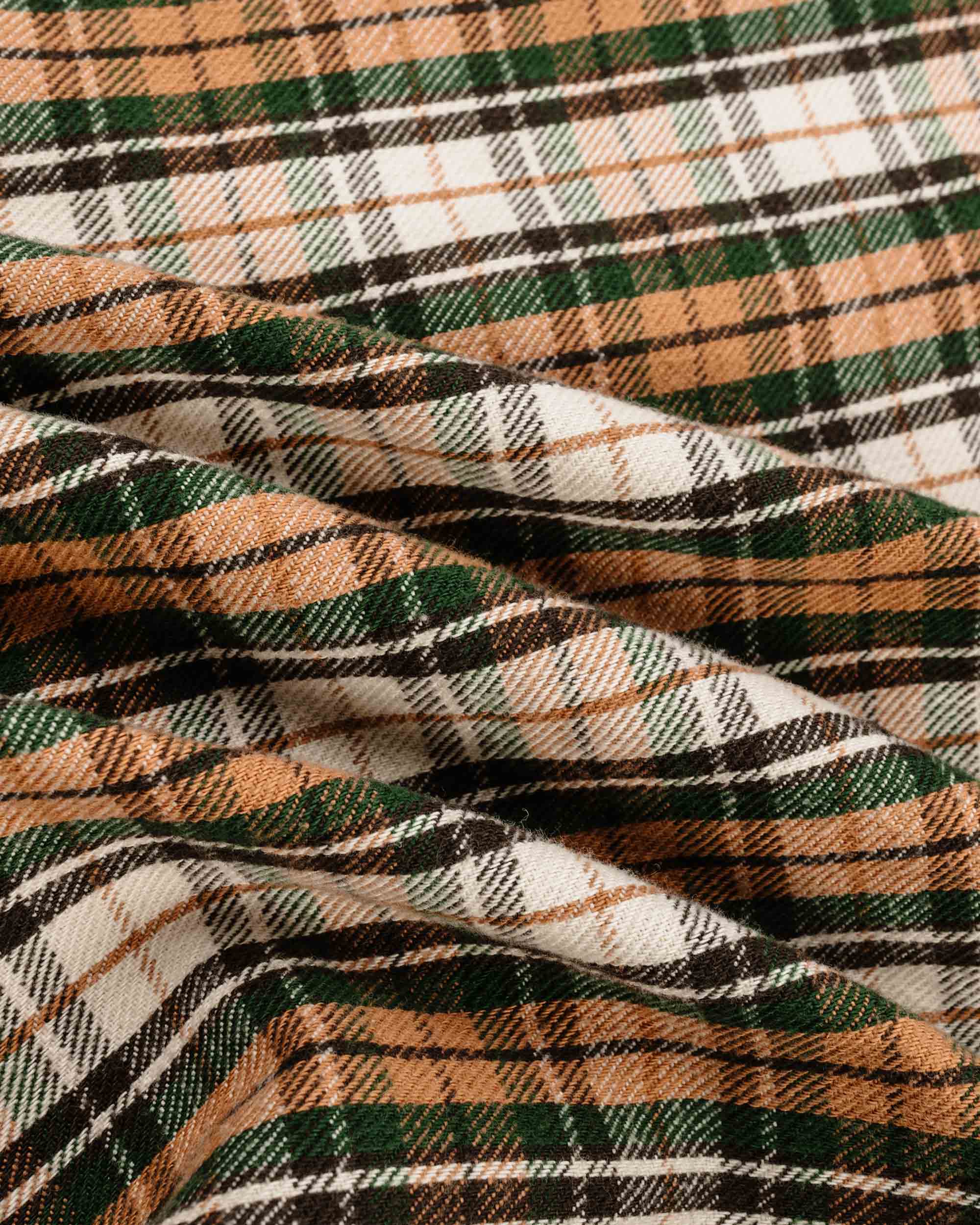 Warehouse Lot. 3022 Flannel Shirt With Chinstrap H Pattern Salmon (One Wash) - Image 5