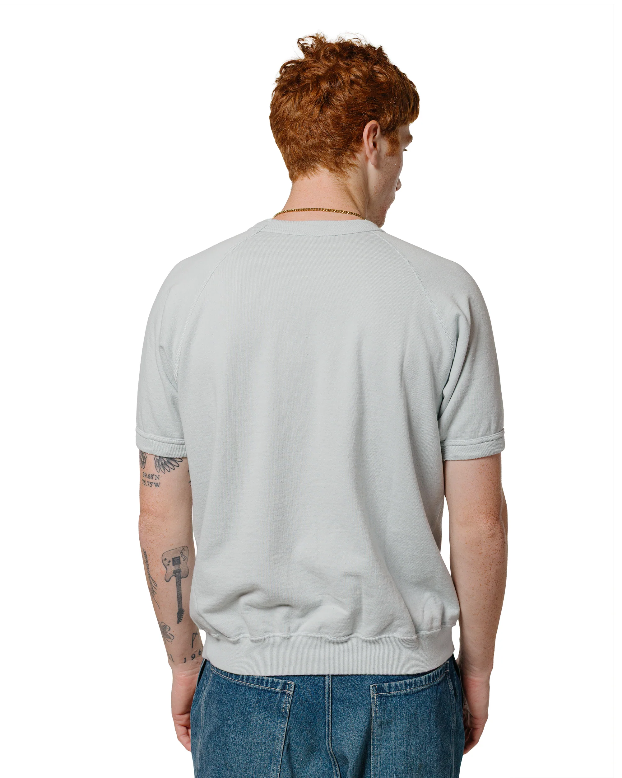 Warehouse Lot. 4105 Short Sleeve SW With Pocket Plain Saxophone - Image 3