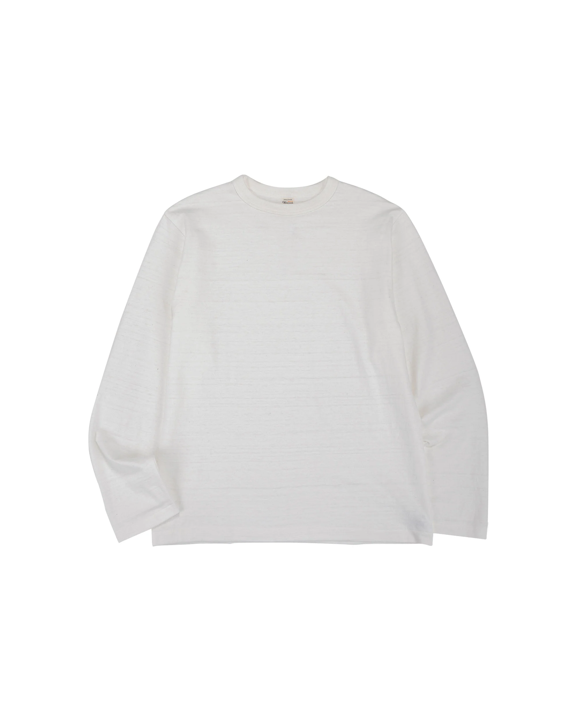 Warehouse Lot. 5906 Long Sleeve Crew Neck T-Shirt Off White