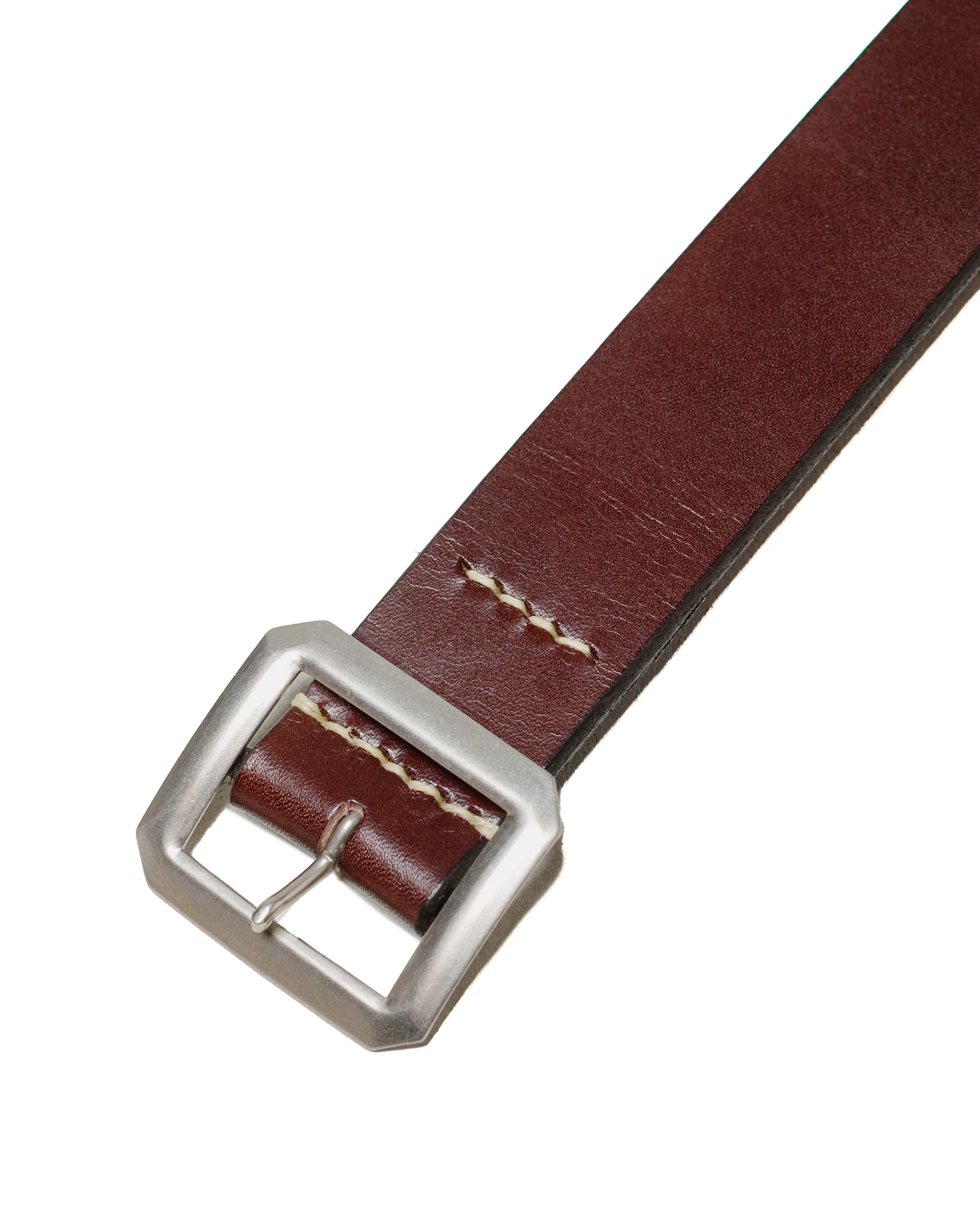Warehouse Lot. 6039 Garrison Cowhide Belt Brown - Image 2